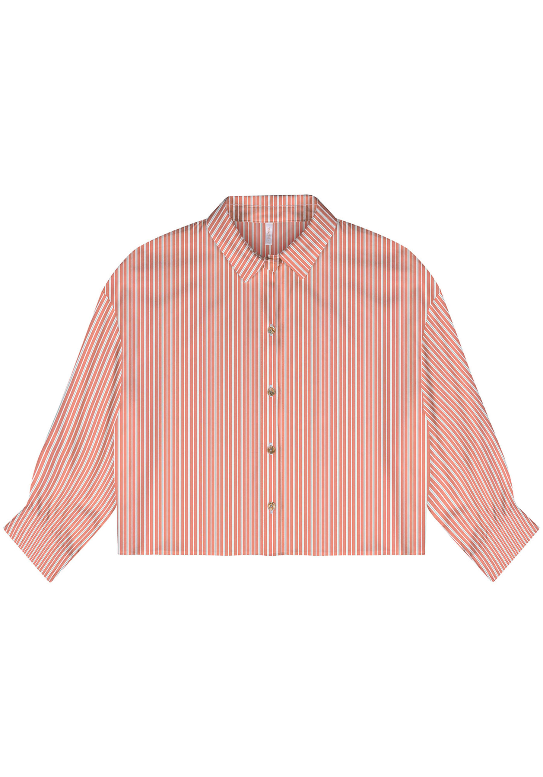 Camisa Manga 3/4 em Viscose Curta, . Camisa Manga 3/4 em Viscose Curta, , large.