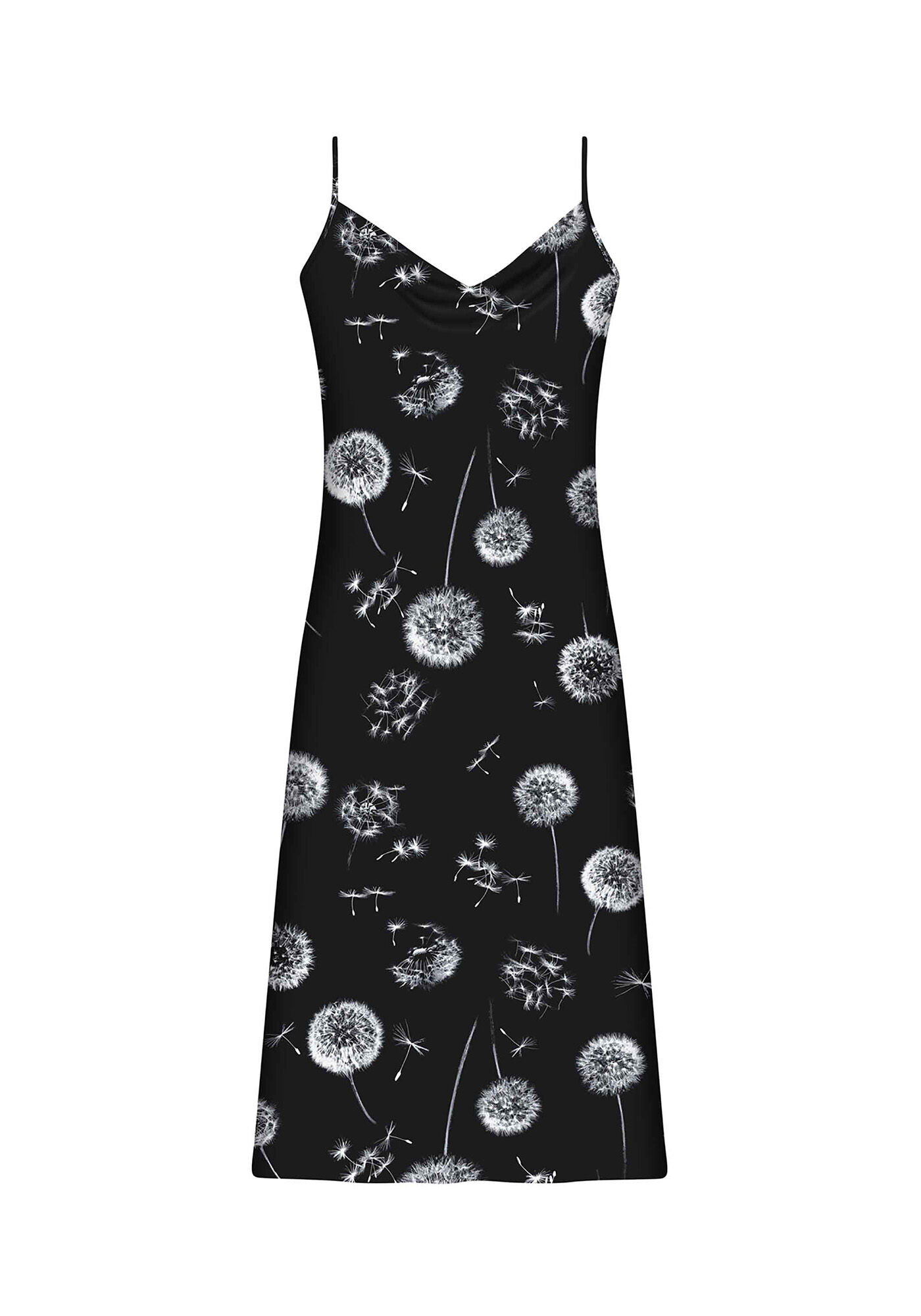 Vestido Tecido Crepe Chiffon Midi, , large.