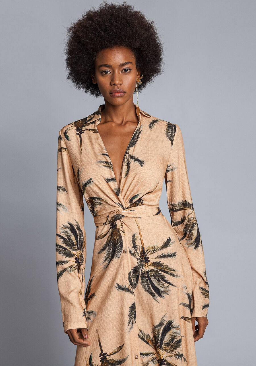 Vestido Manga Longa Mídi Transpasse, . Vestido Manga Longa Mídi Transpasse, , large.