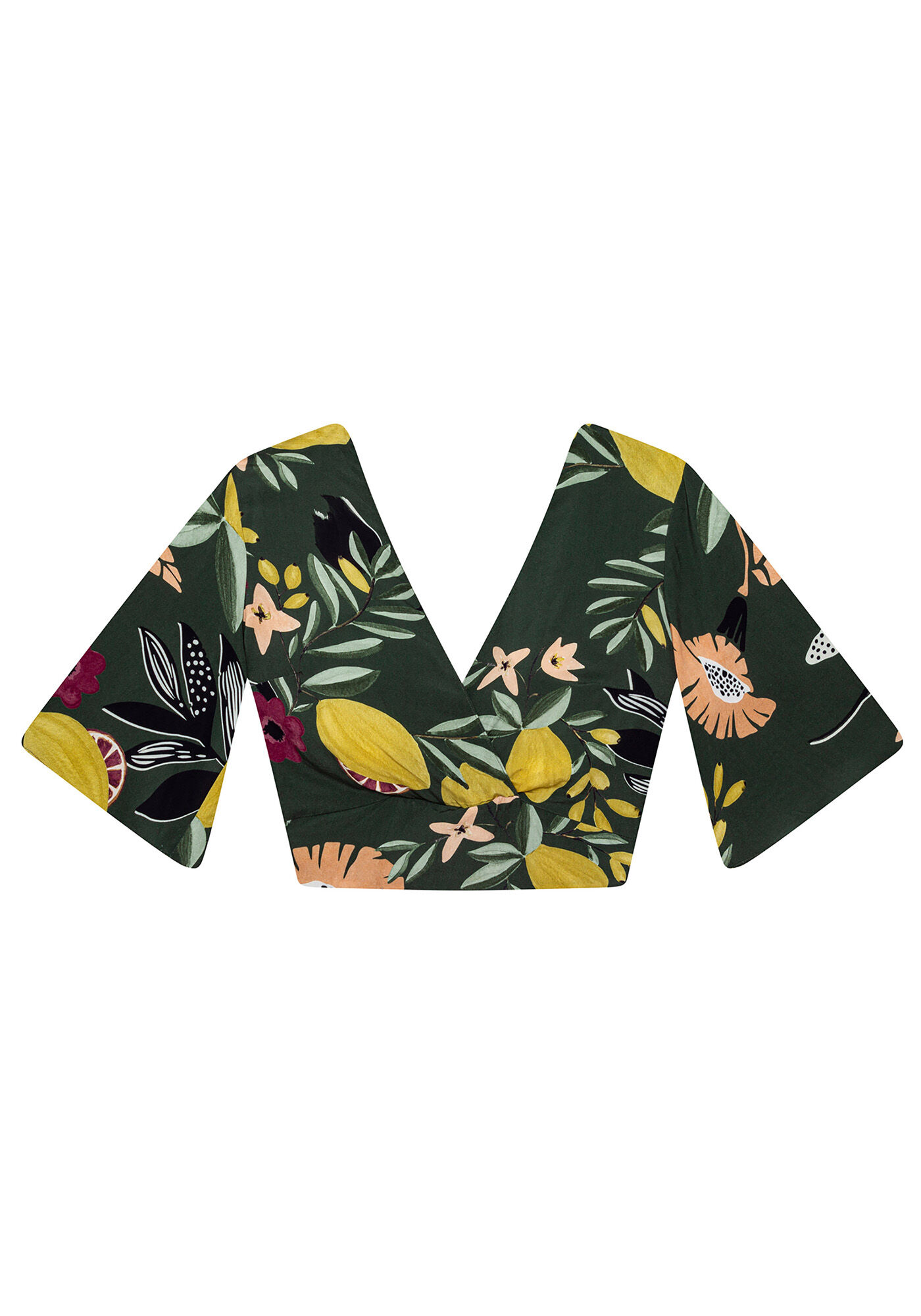 Blusa Tecido Rayon Bali Cropped, , large.