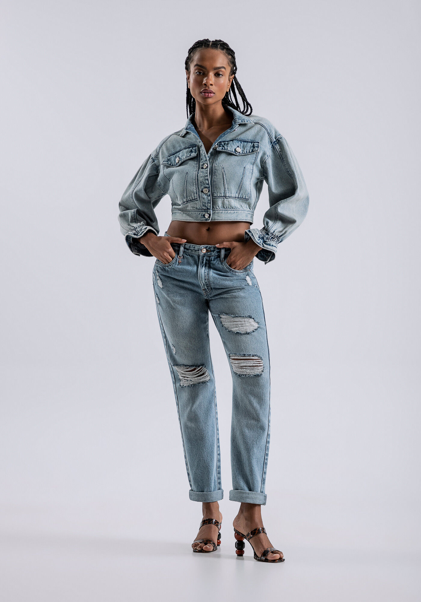 Jaqueta jeans momi online
