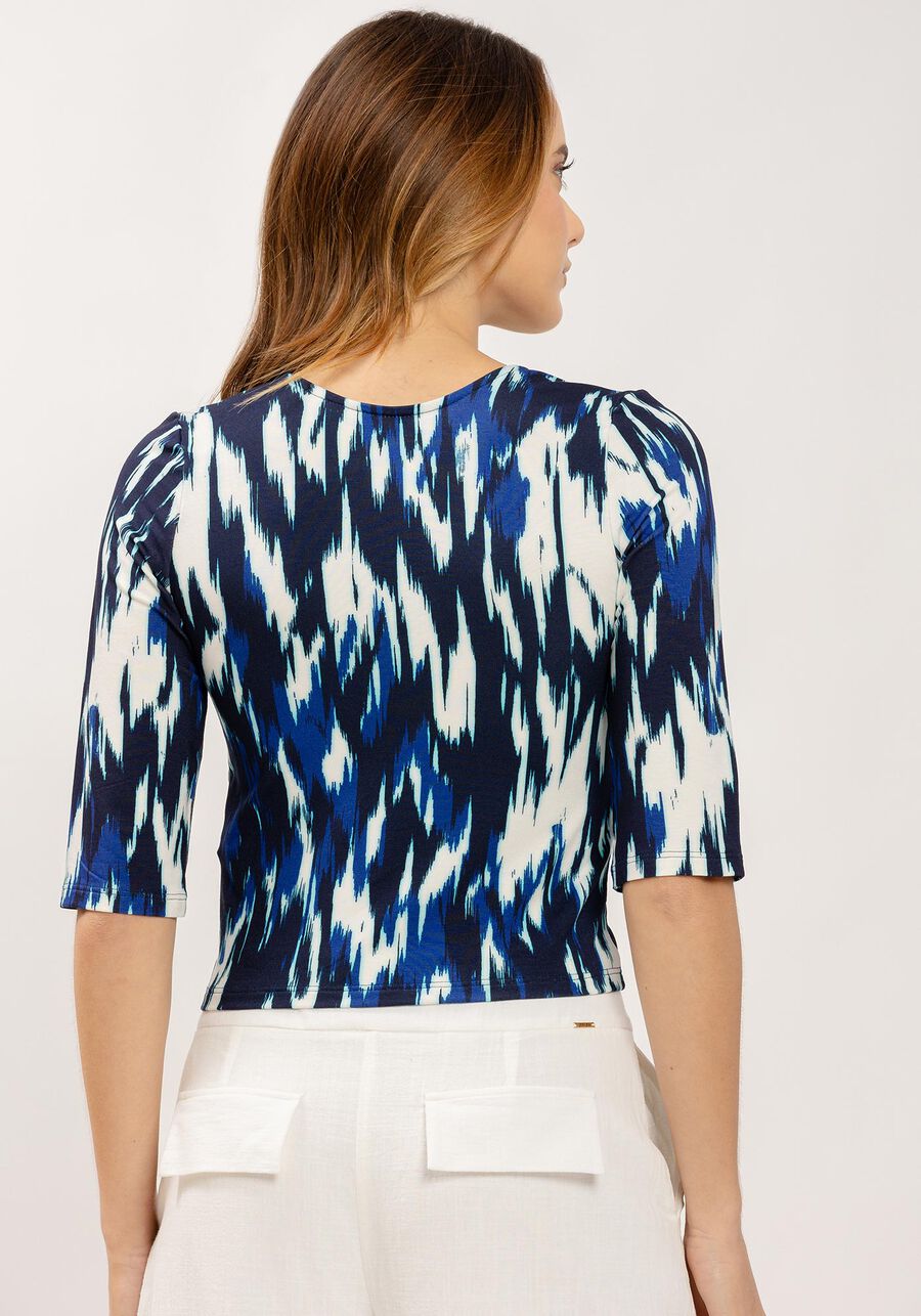 Blusa Estampada em Moletom Viscose, . Blusa Estampada em Moletom Viscose, , large.