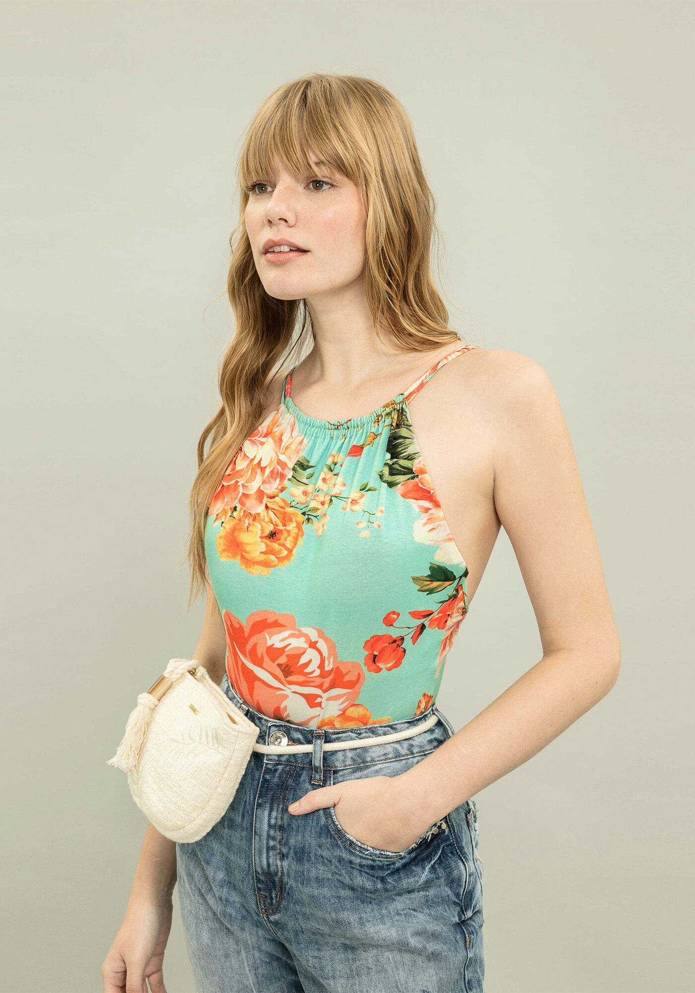 Body Decote Costas Estampa Smiths Beach, , large.