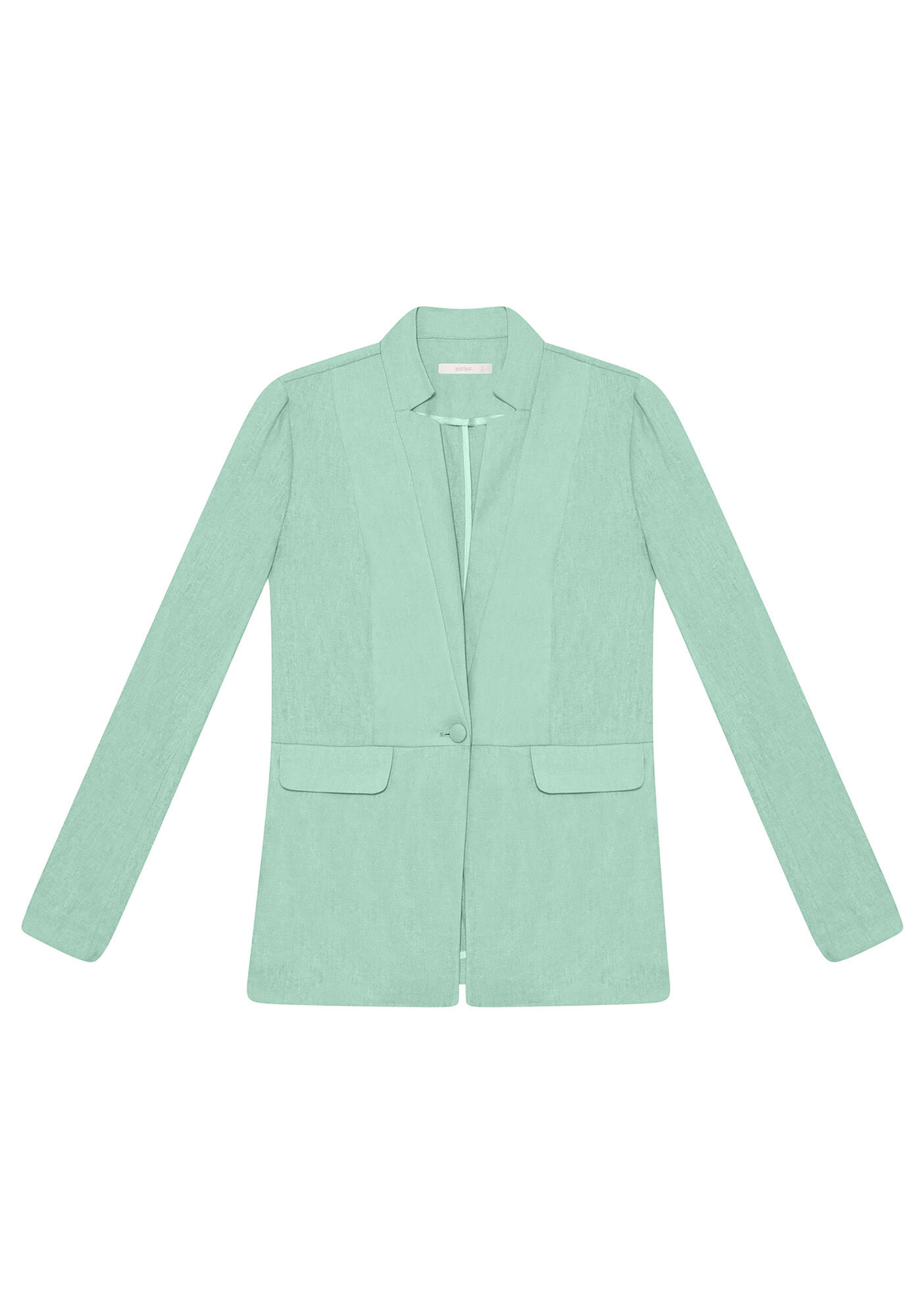 Blazer Tecido Linho Washed Verde Inspire, , large.