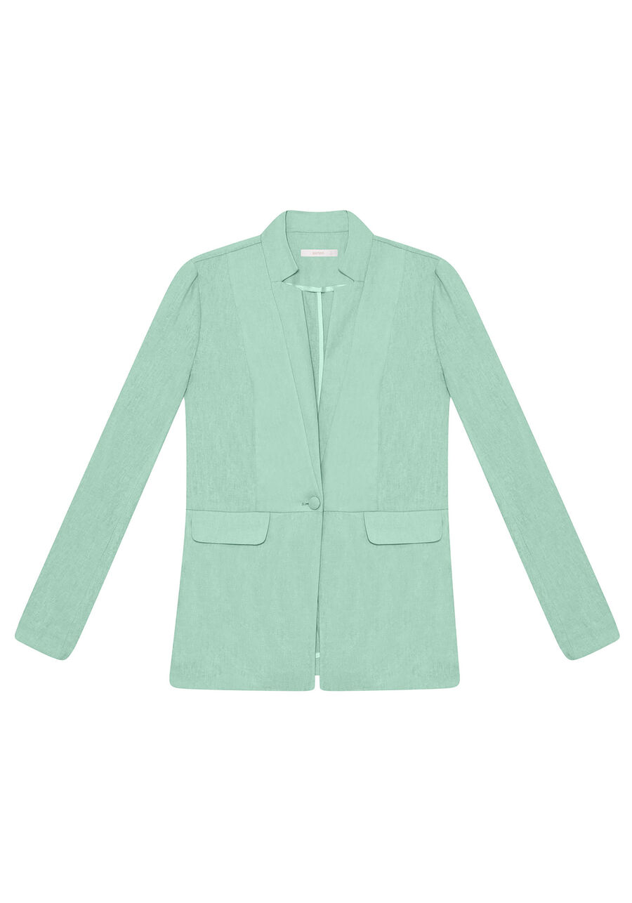 Blazer Tecido Linho Washed Verde Inspire, . Blazer Tecido Linho Washed Verde Inspire, , large.
