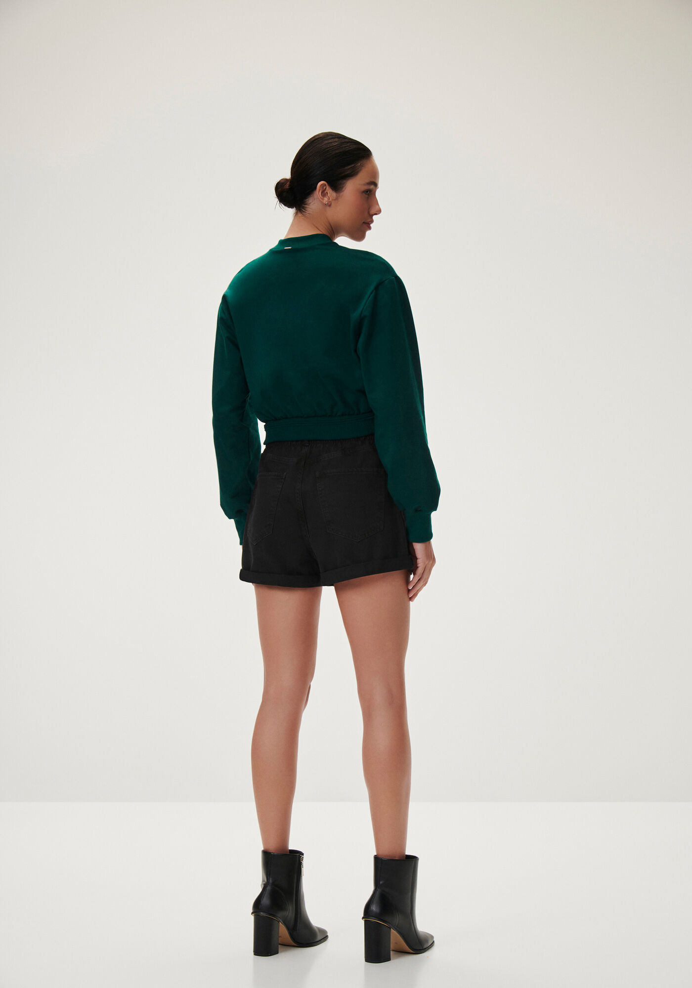 Jaqueta Bomber em Molecotton, VERDE ARABESQUE, large.