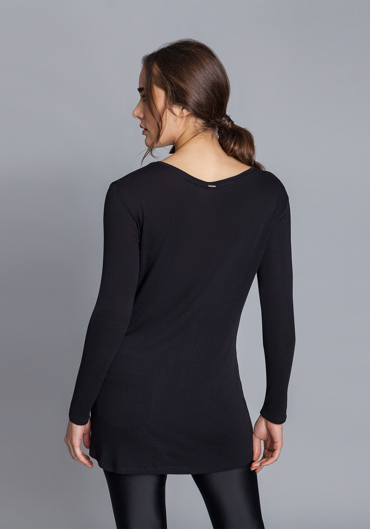 Blusa Manga Longa B&aacute;sica, , large.