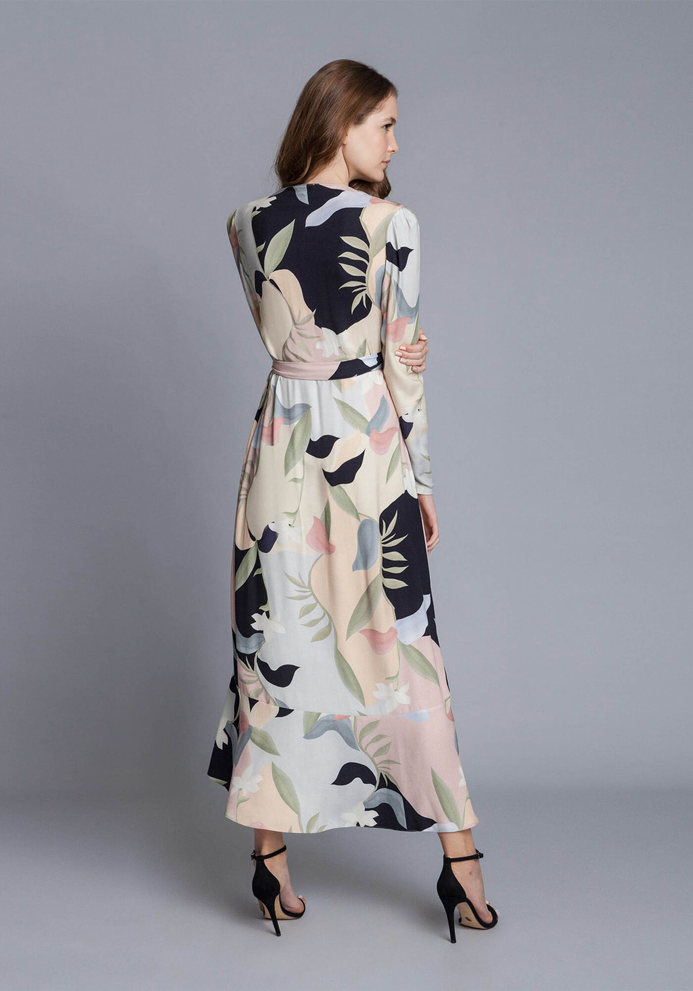 Vestido manga longa lezalez discount