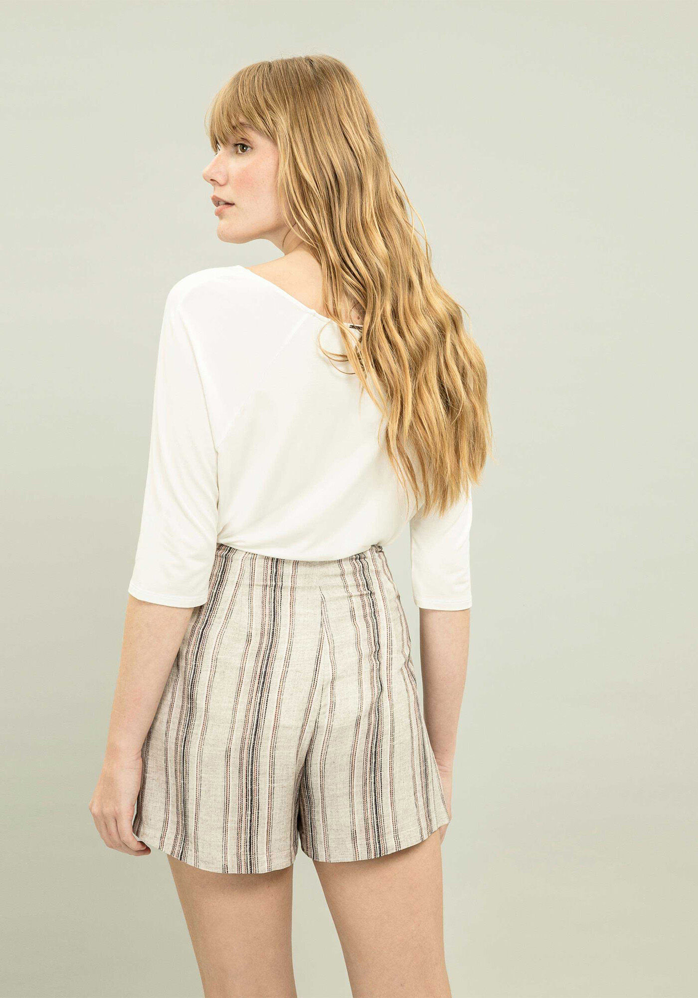 Shorts Linho com Cinto Keeling, , large.