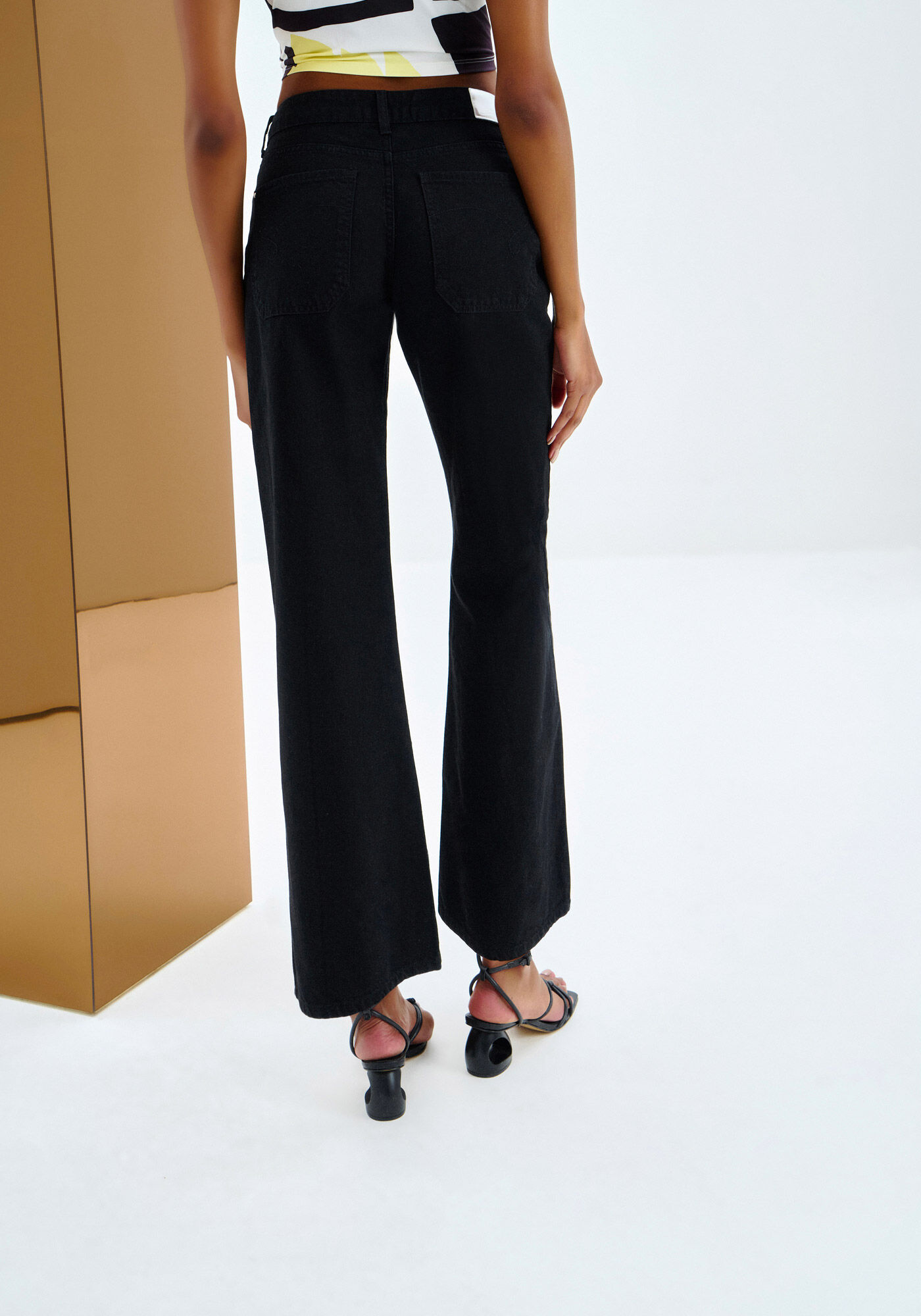 Cal&ccedil;a Sarja Wide Leg Cintura Alta, , large.