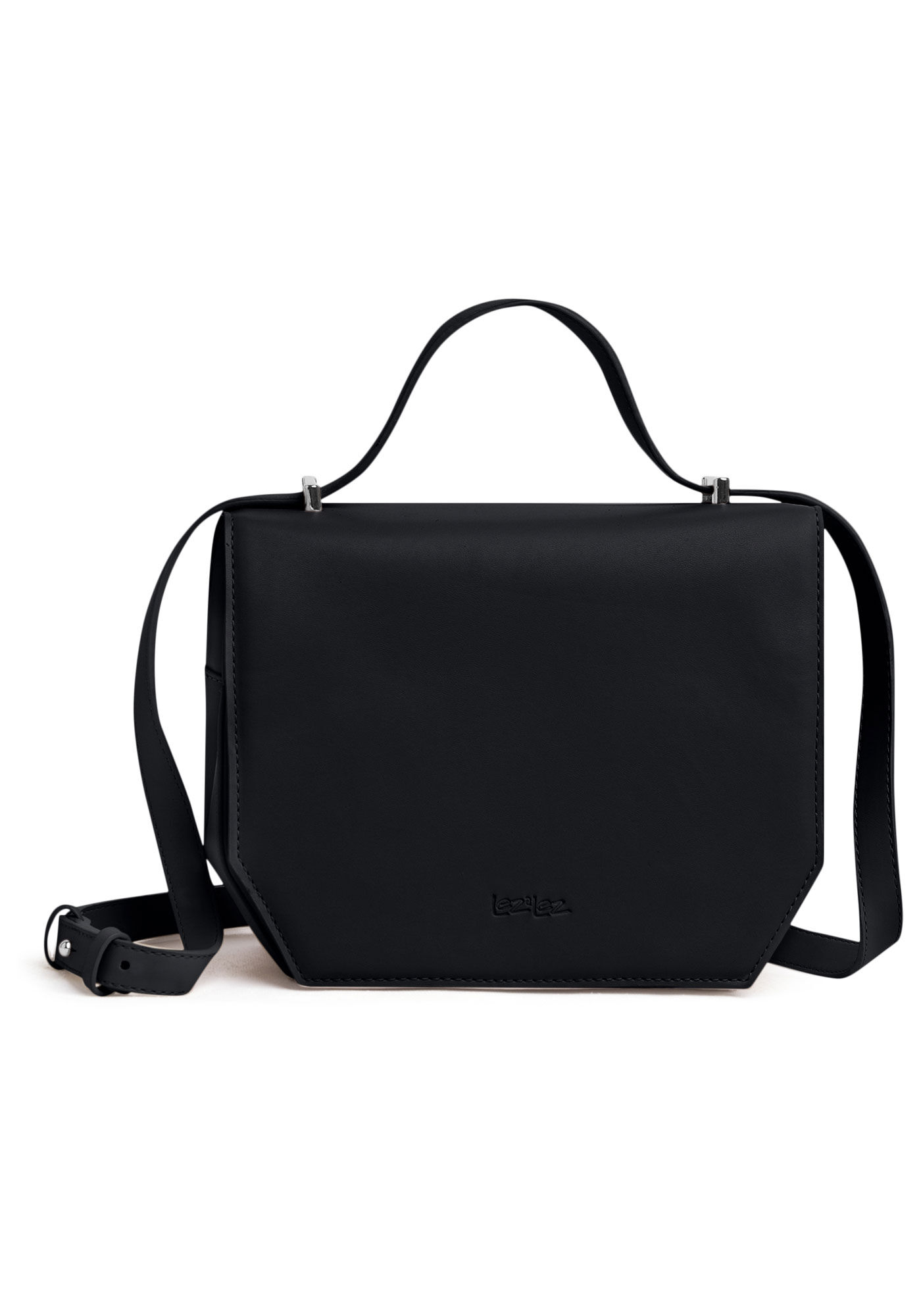 Bolsa M&eacute;dia Estruturada com Detalhe Al&ccedil;a, , large.