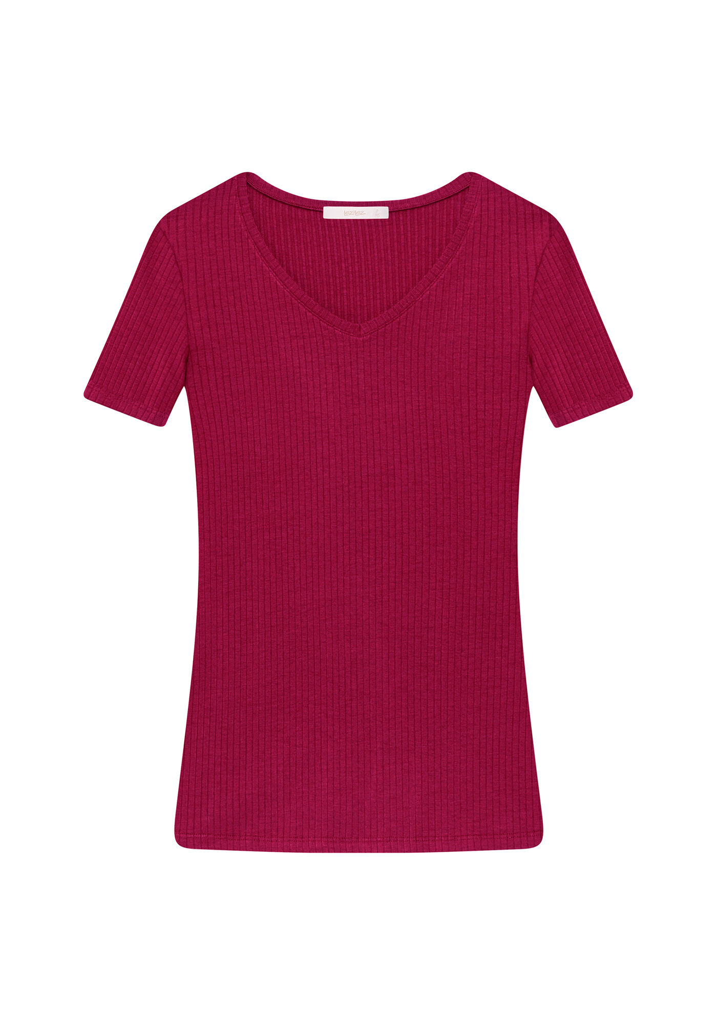 Blusa Manga Curta Decote V, , large.