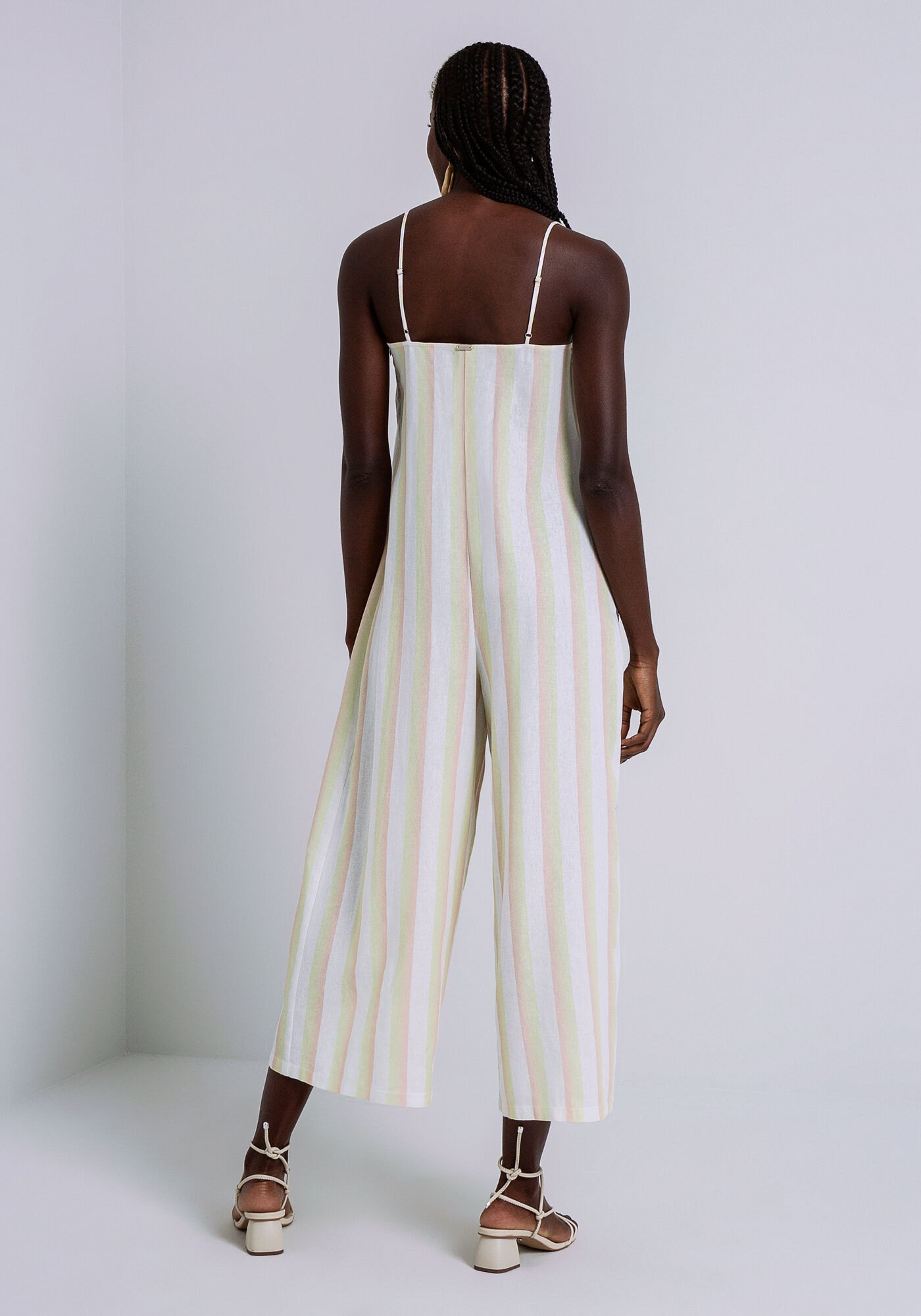 Macac&atilde;o Midi em Linho com Prega, BELO JARDIM, large.