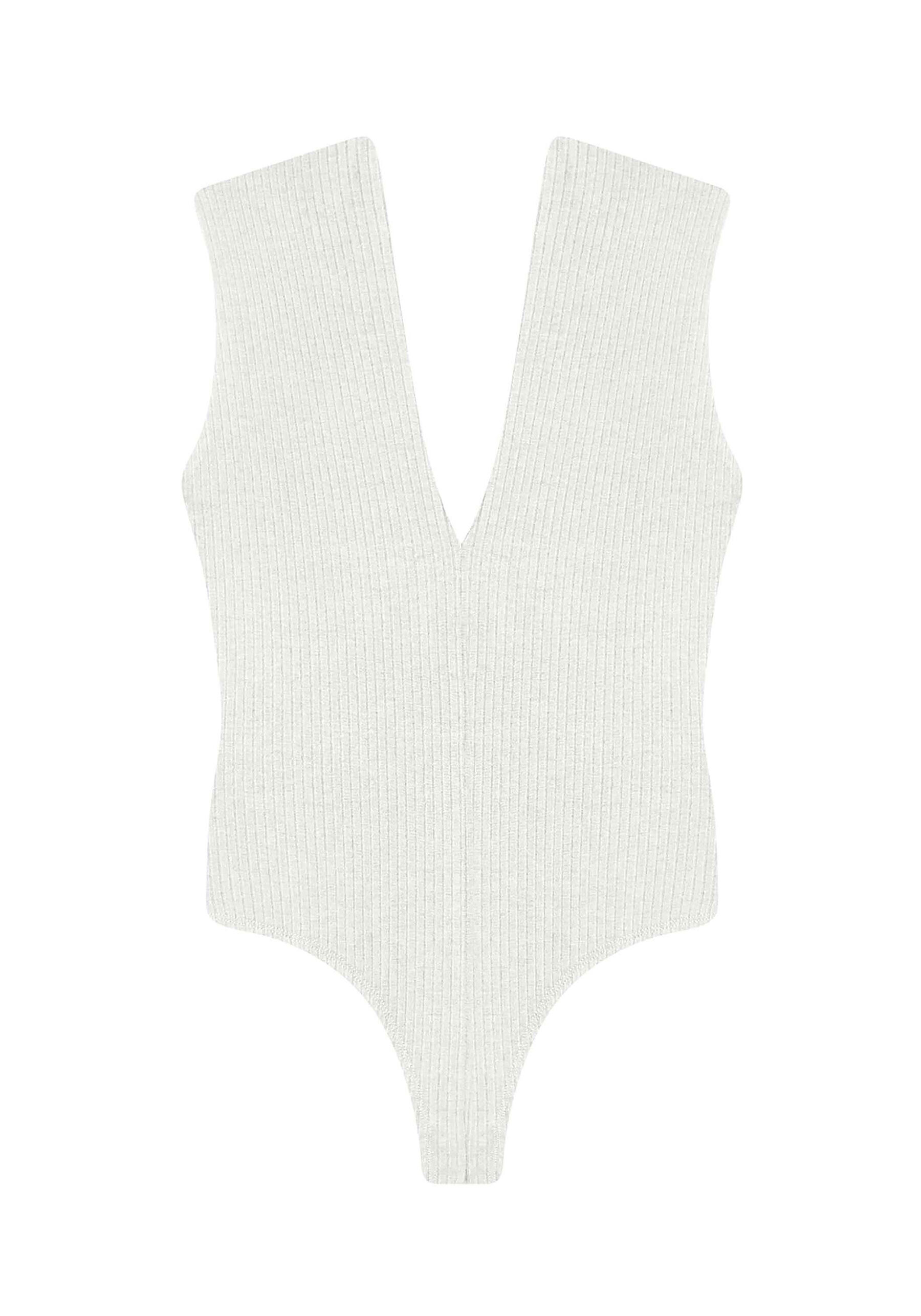 Body Malha Costine Malga Sem Manga Branco Off White, . Body Malha Costine Malga Sem Manga Branco Off White, , large.