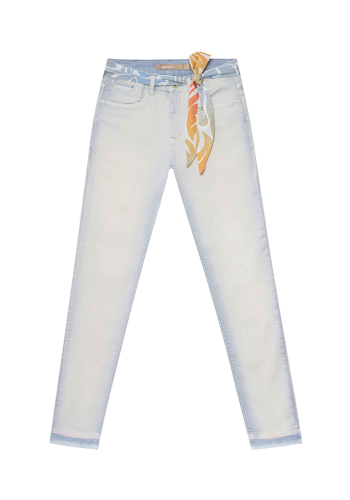 Cal&ccedil;a Sarja Com Elastano Cropped Bali, , large.