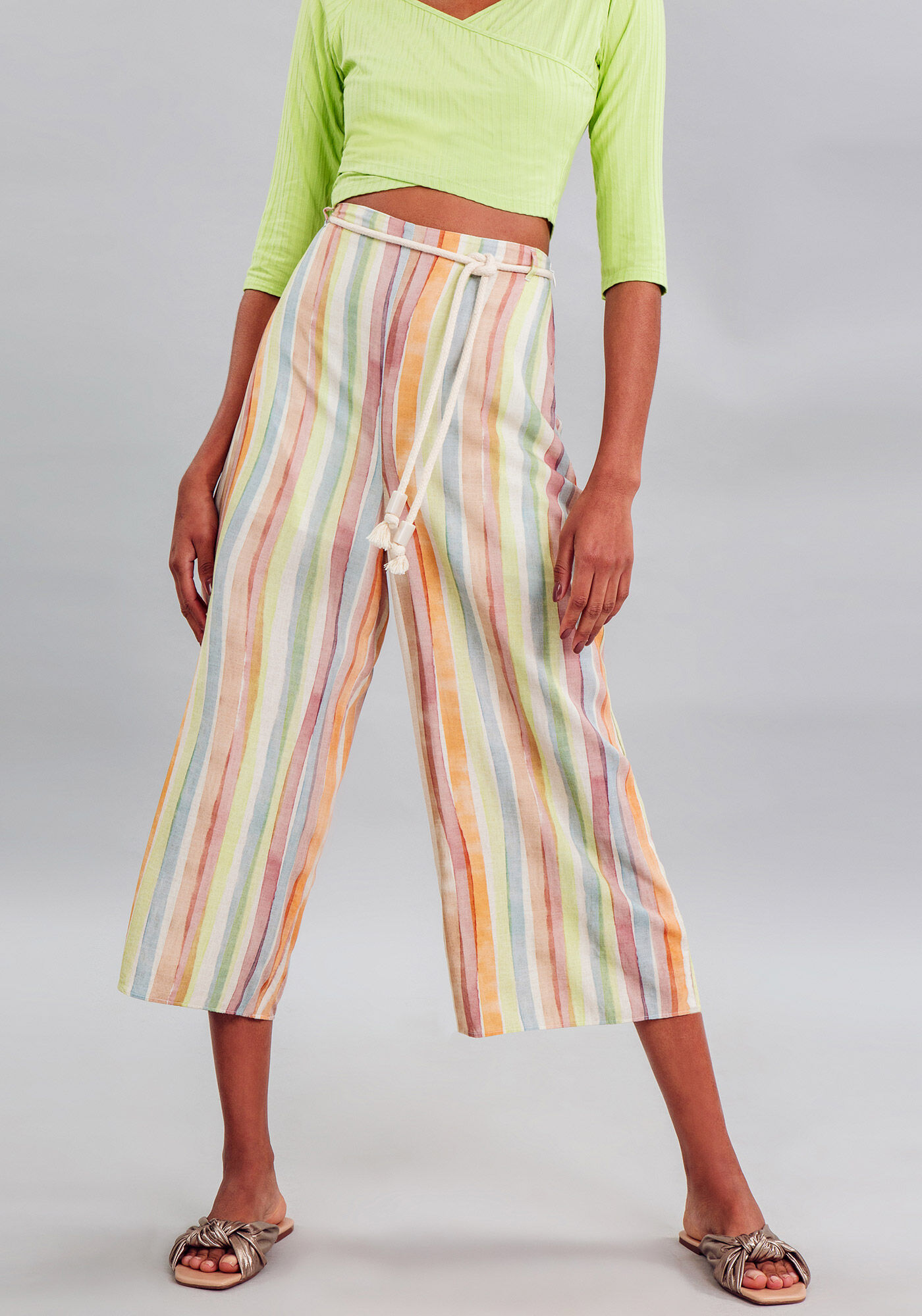 Blusa Cropped Malha Canelada Tracy, , large.