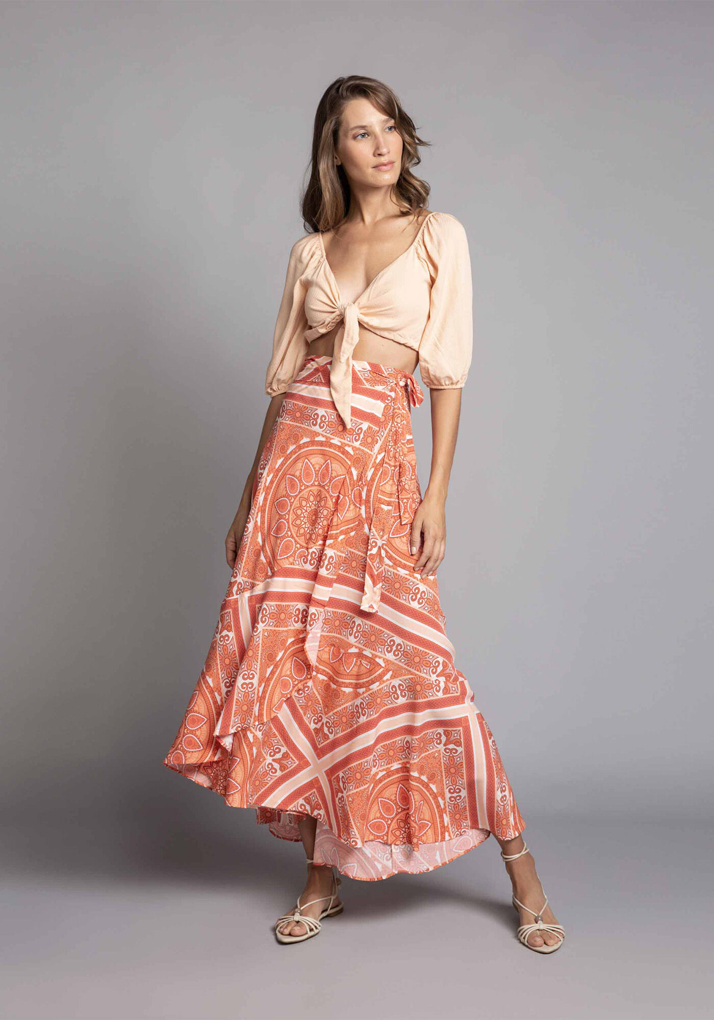 Blusa Cropped Amarra&ccedil;&atilde;o, , large.