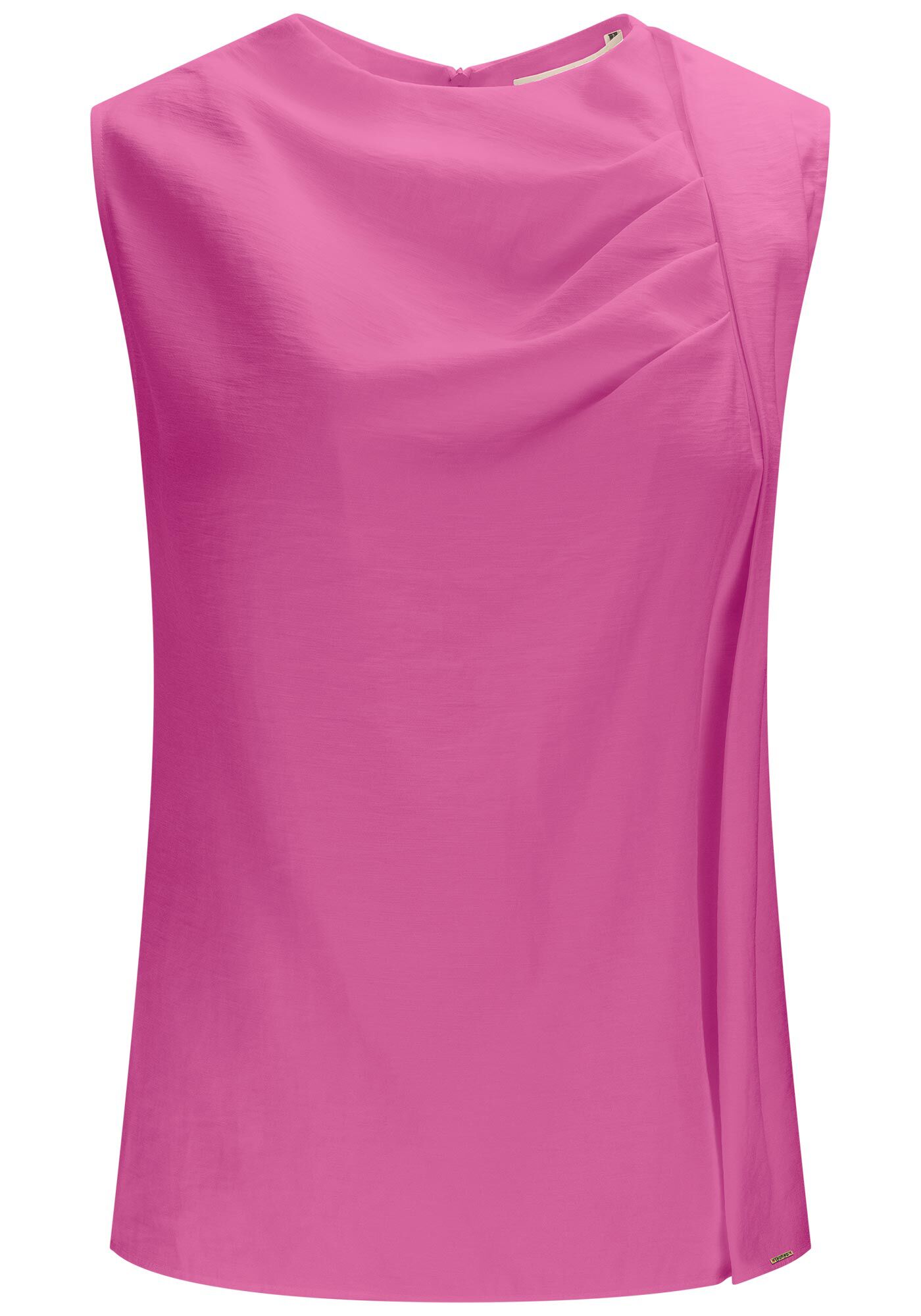 Blusa em Algod&atilde;o com Pregas Assim&eacute;tricas, VIOLETA TWIGG, large.