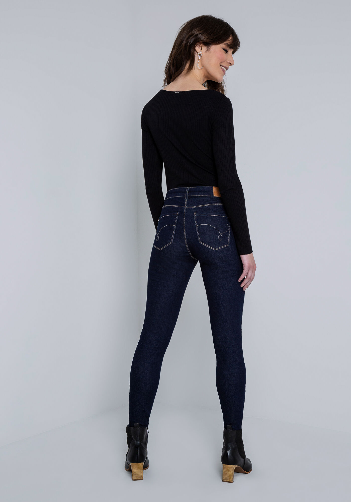 Cal&ccedil;a Skinny Cropped Bali Elastic, JEANS, large.