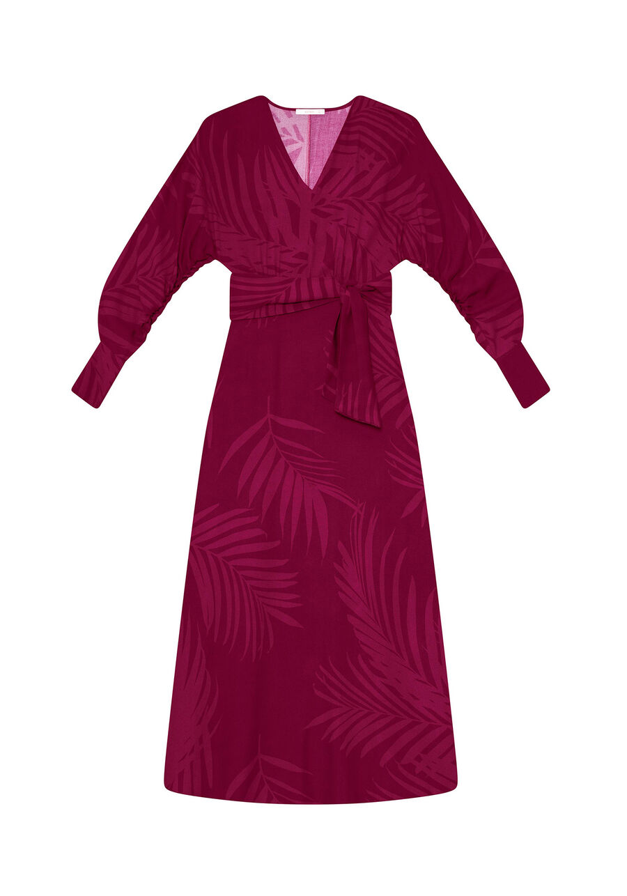 Vestido Manga Longa Mídi Faixa, . Vestido Manga Longa Mídi Faixa, , large.