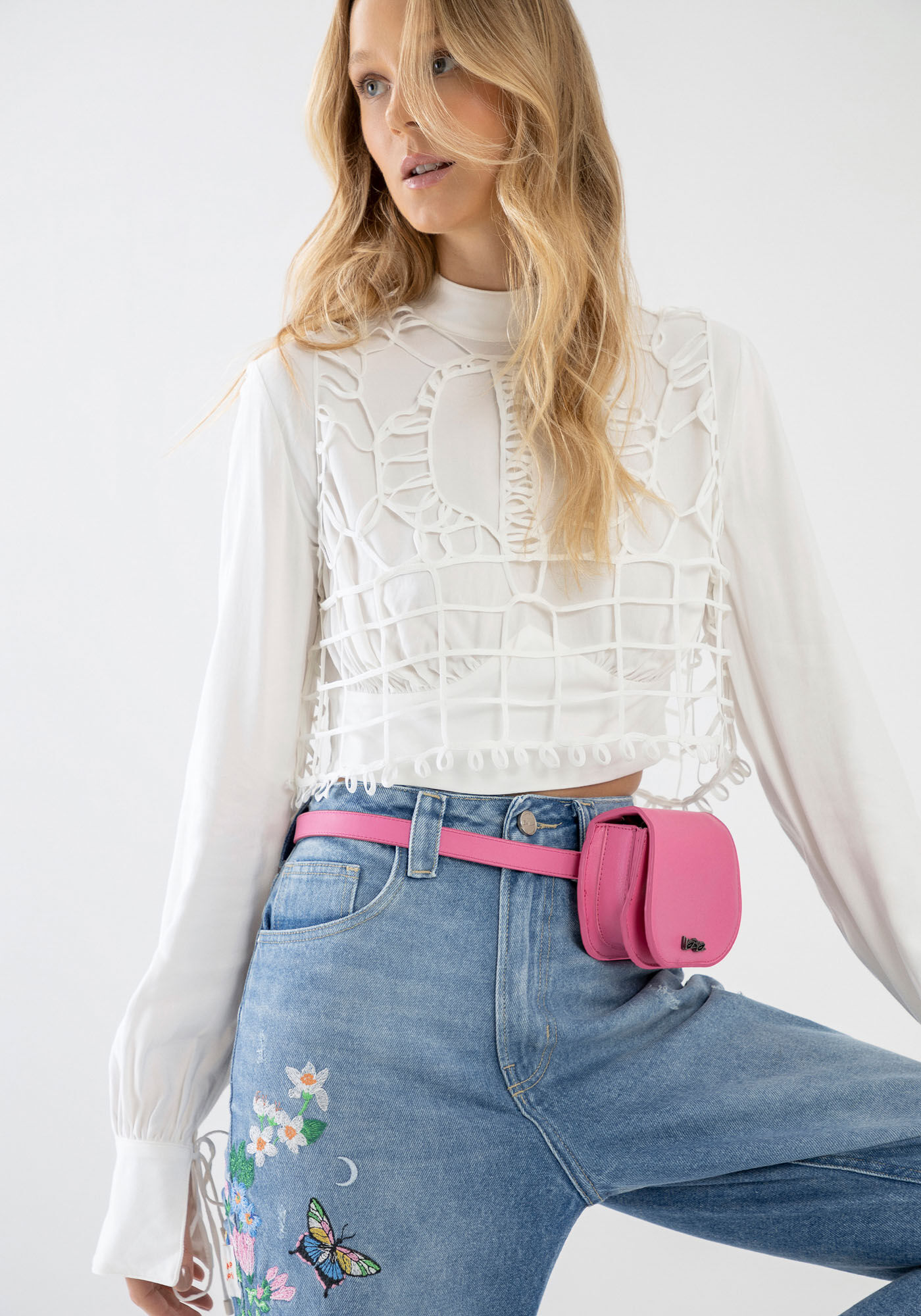 Bolsa Pequena Minimalista Tiracolo, ROSA PINK BOOM, large.