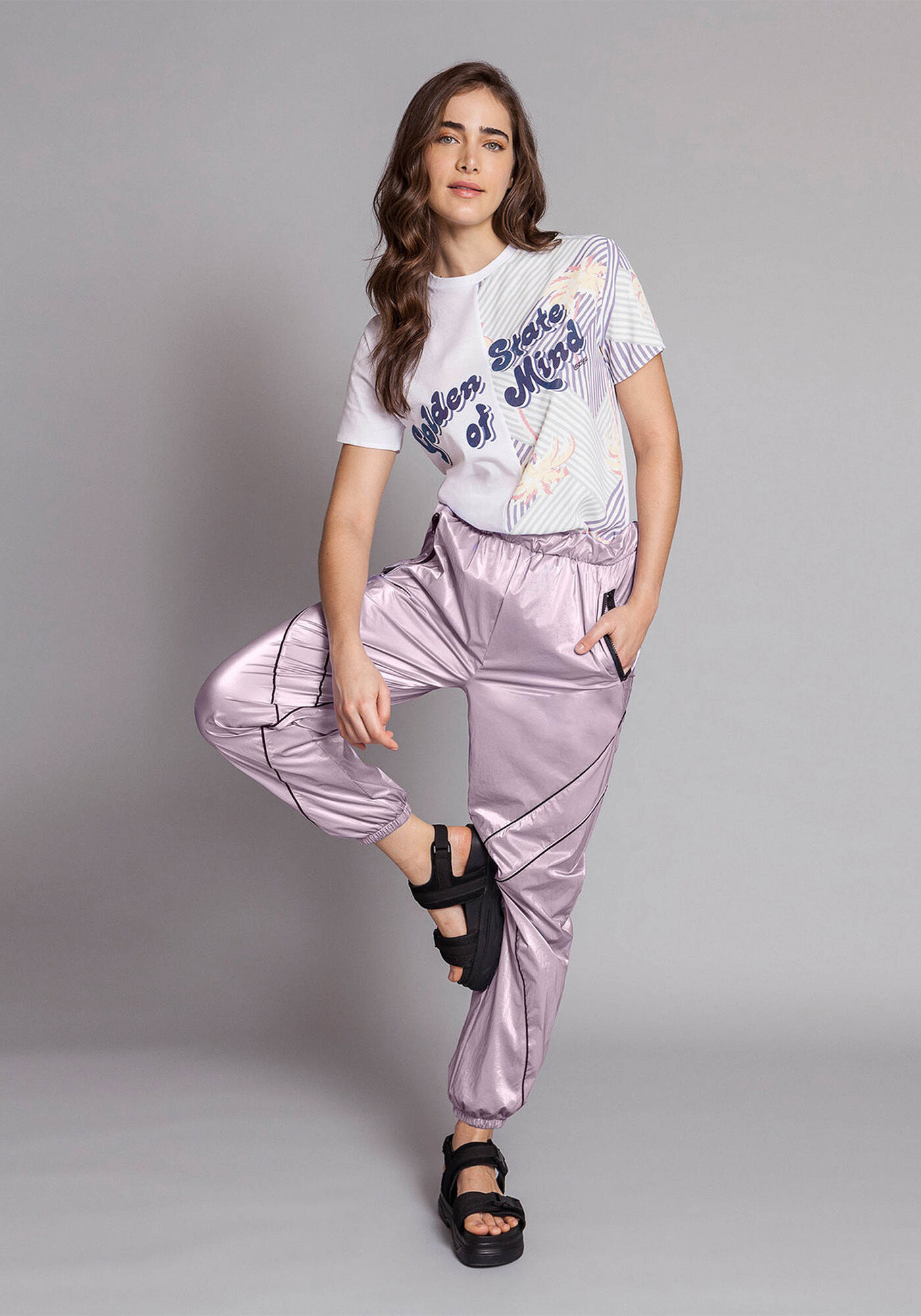 Blusa Recorte Estampa, , large.