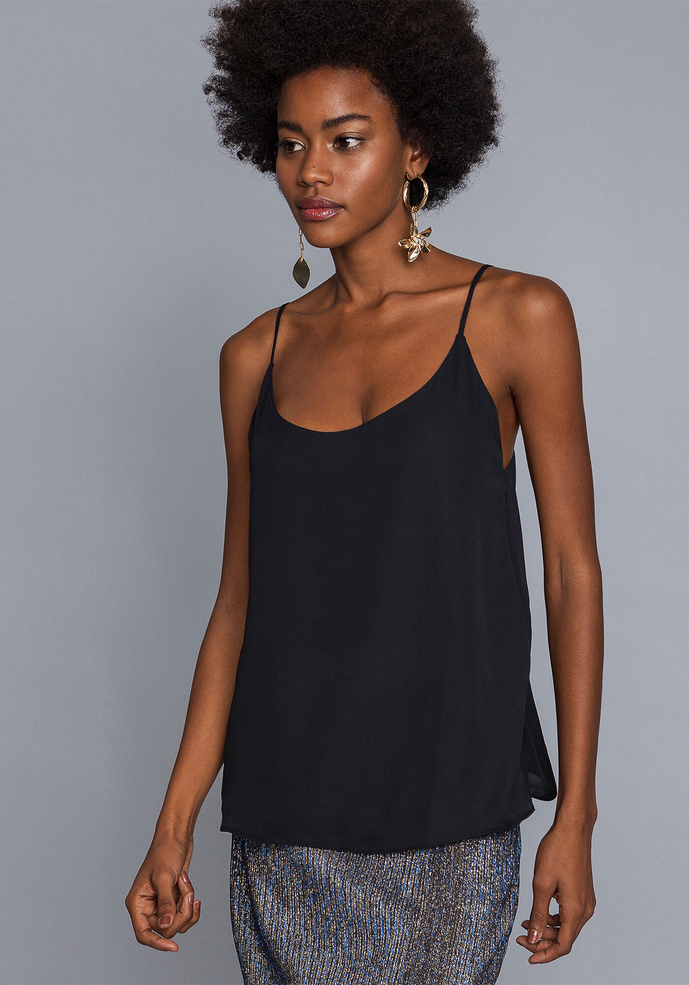 Blusa com Al&ccedil;as B&aacute;sica, , large.