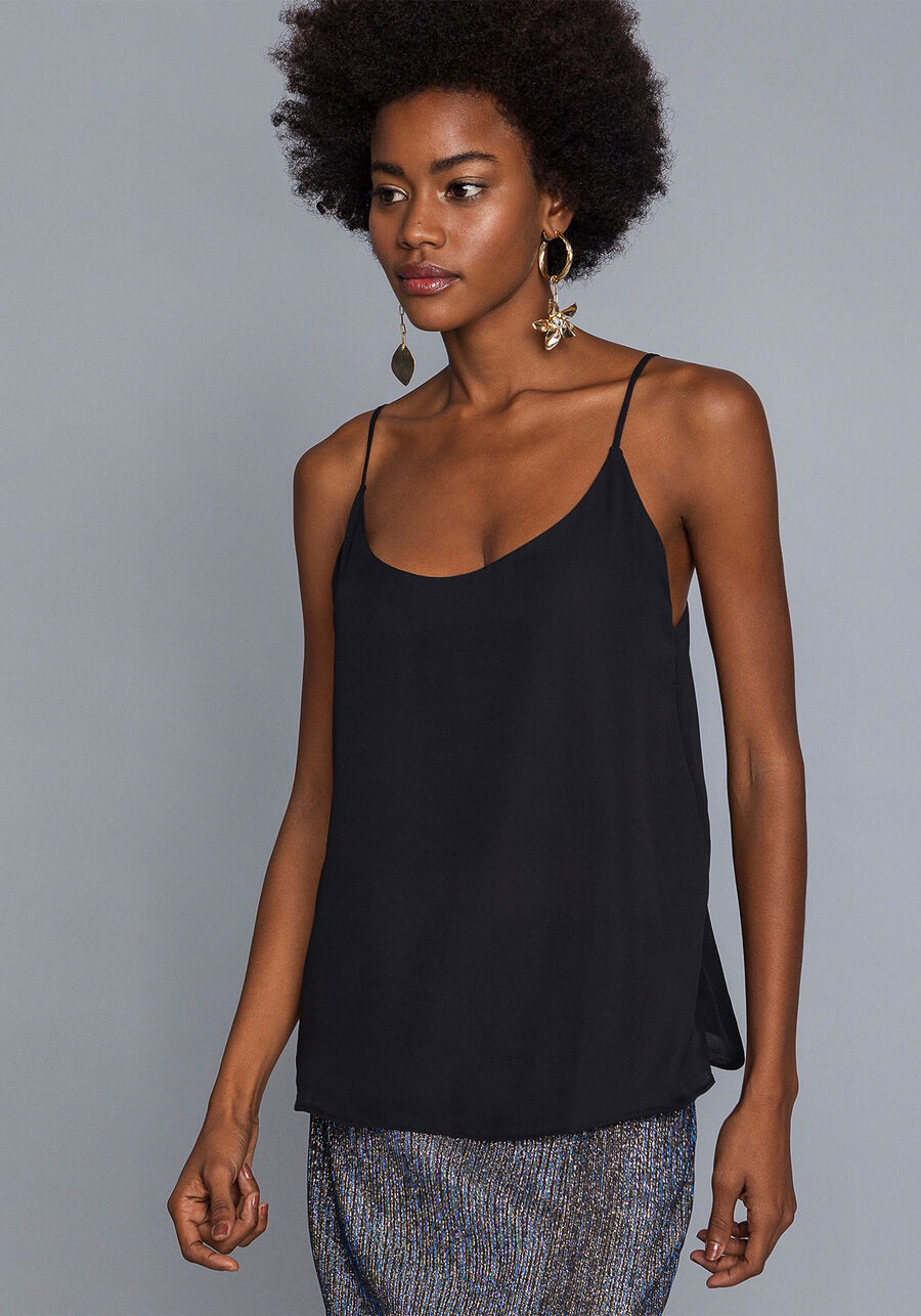 Blusa com Alças Básica, . Blusa com Alças Básica, , large.