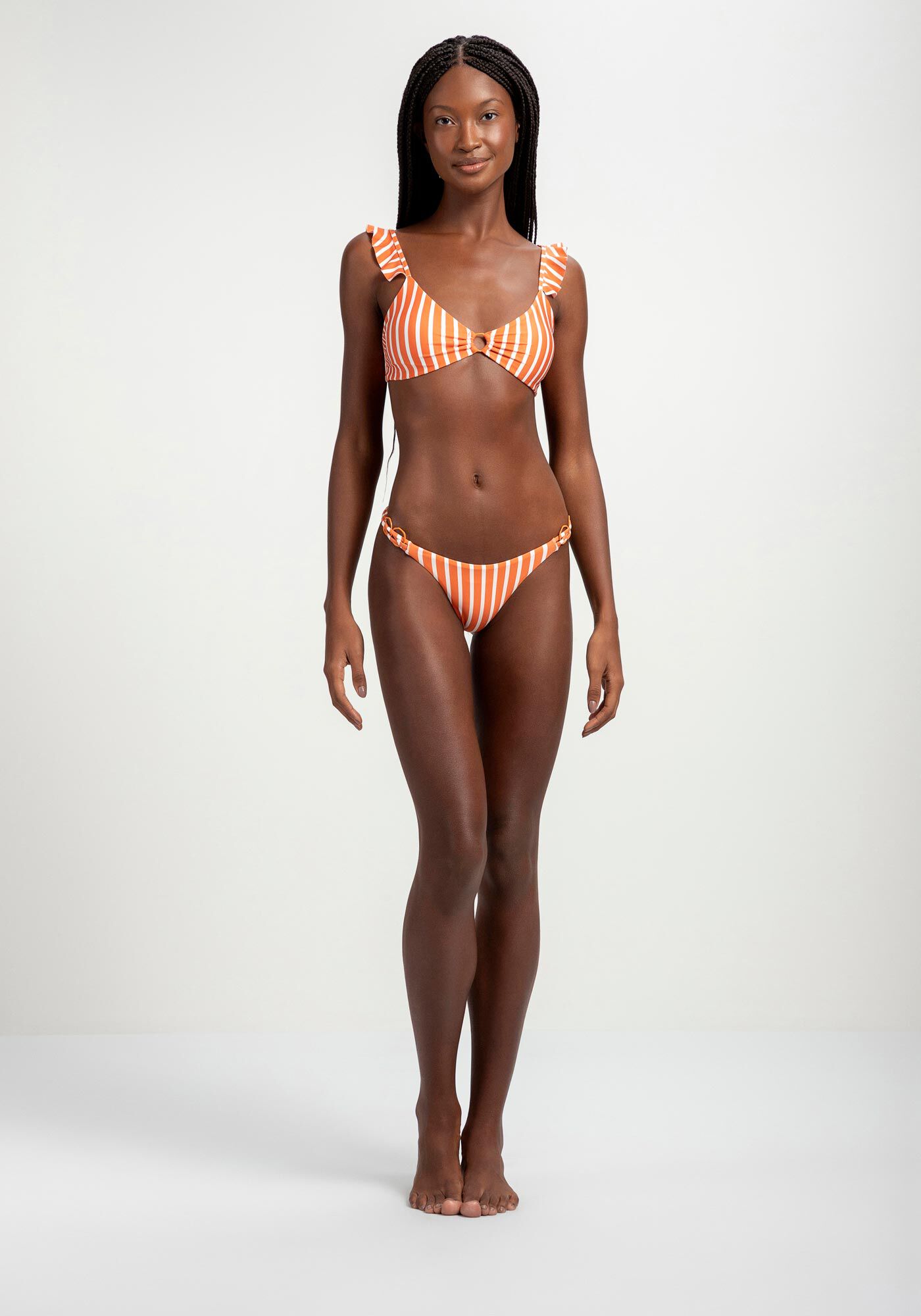 Calcinha Biqu&iacute;ni Estampada com Tiras Laterais, SENDERO, large.