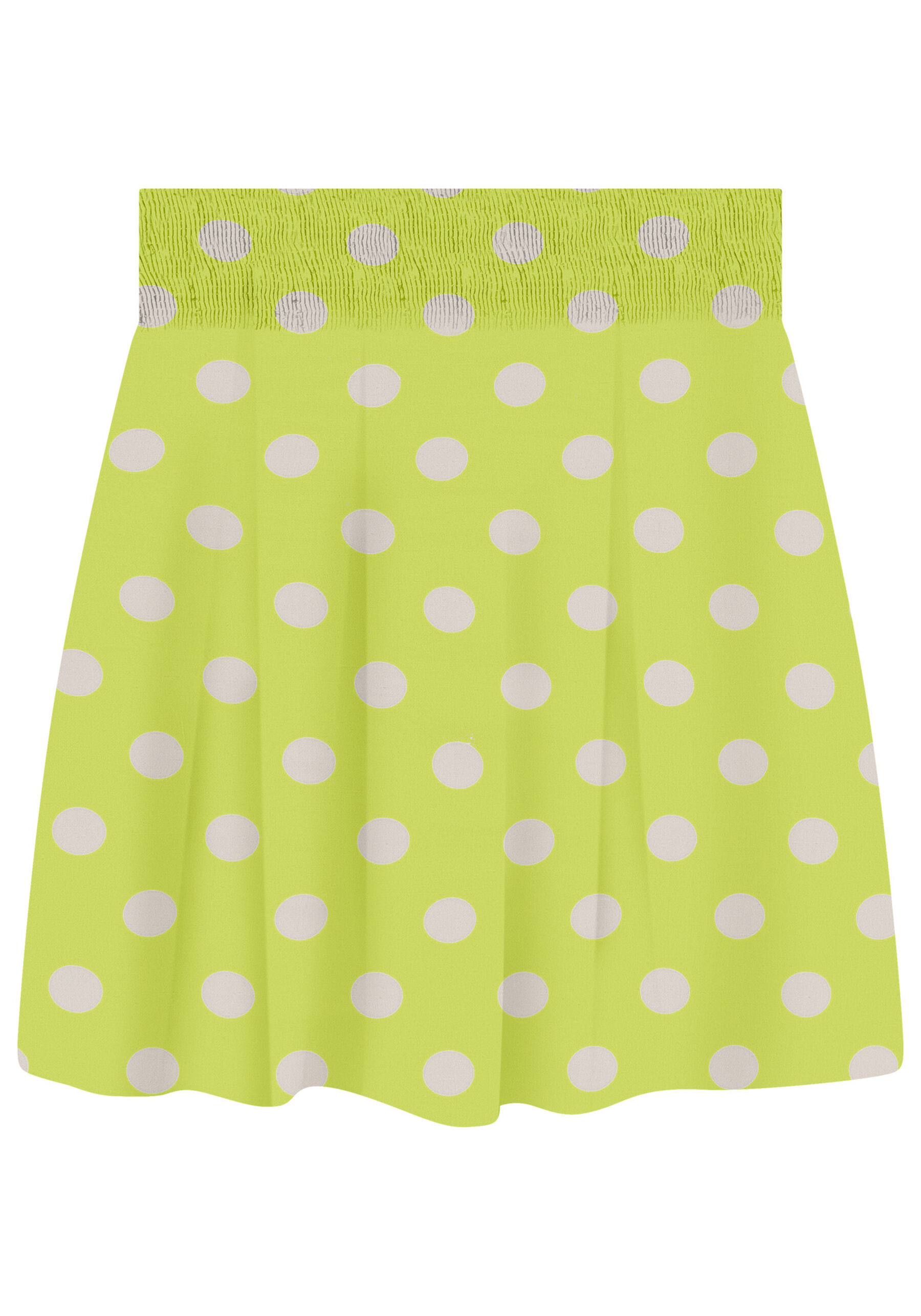 Saia Godê Estampada com Cintura Média, . Saia Godê Estampada com Cintura Média, , large.