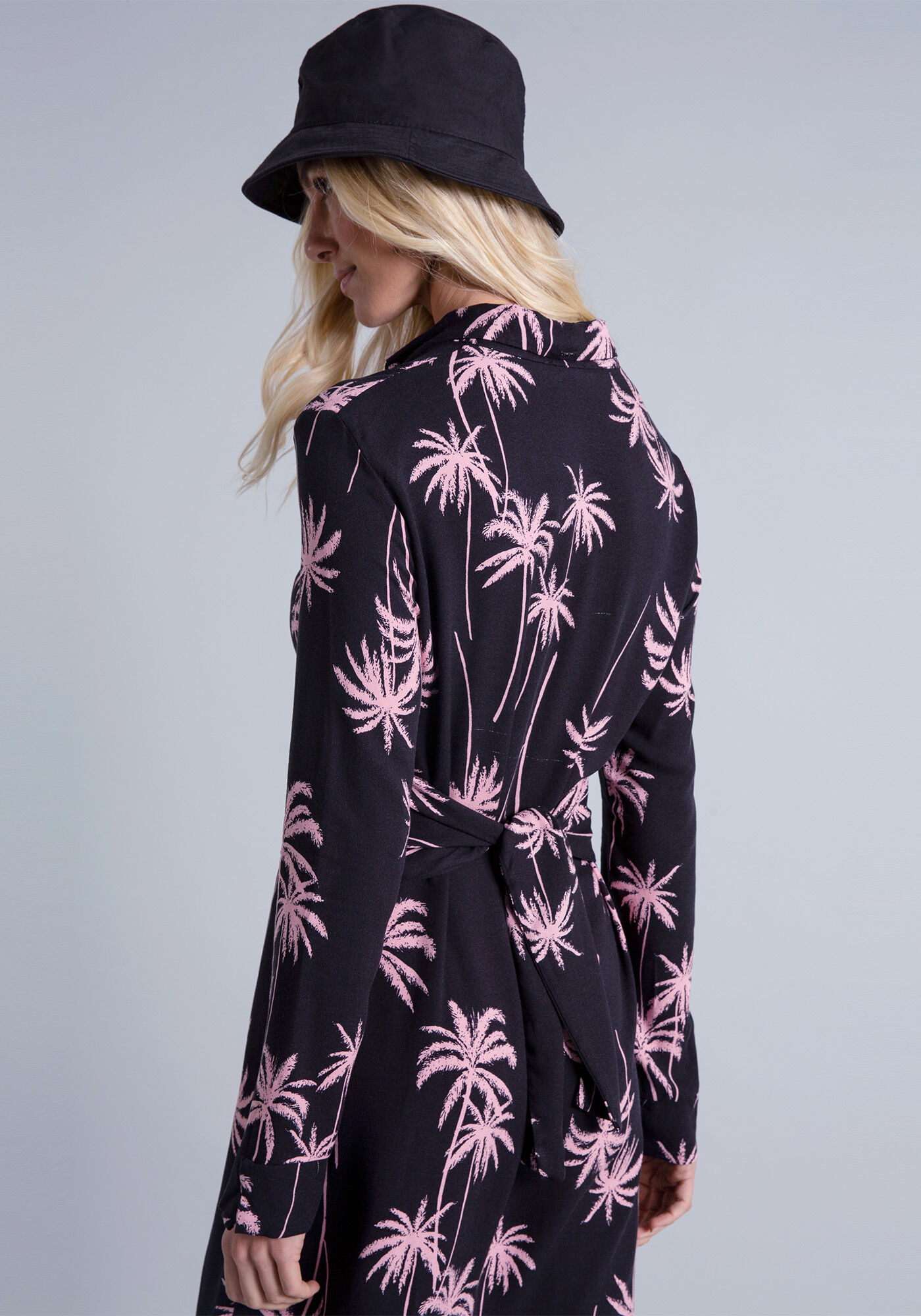 Vestido Chemise M&iacute;di Amarra&ccedil;&atilde;o, , large.