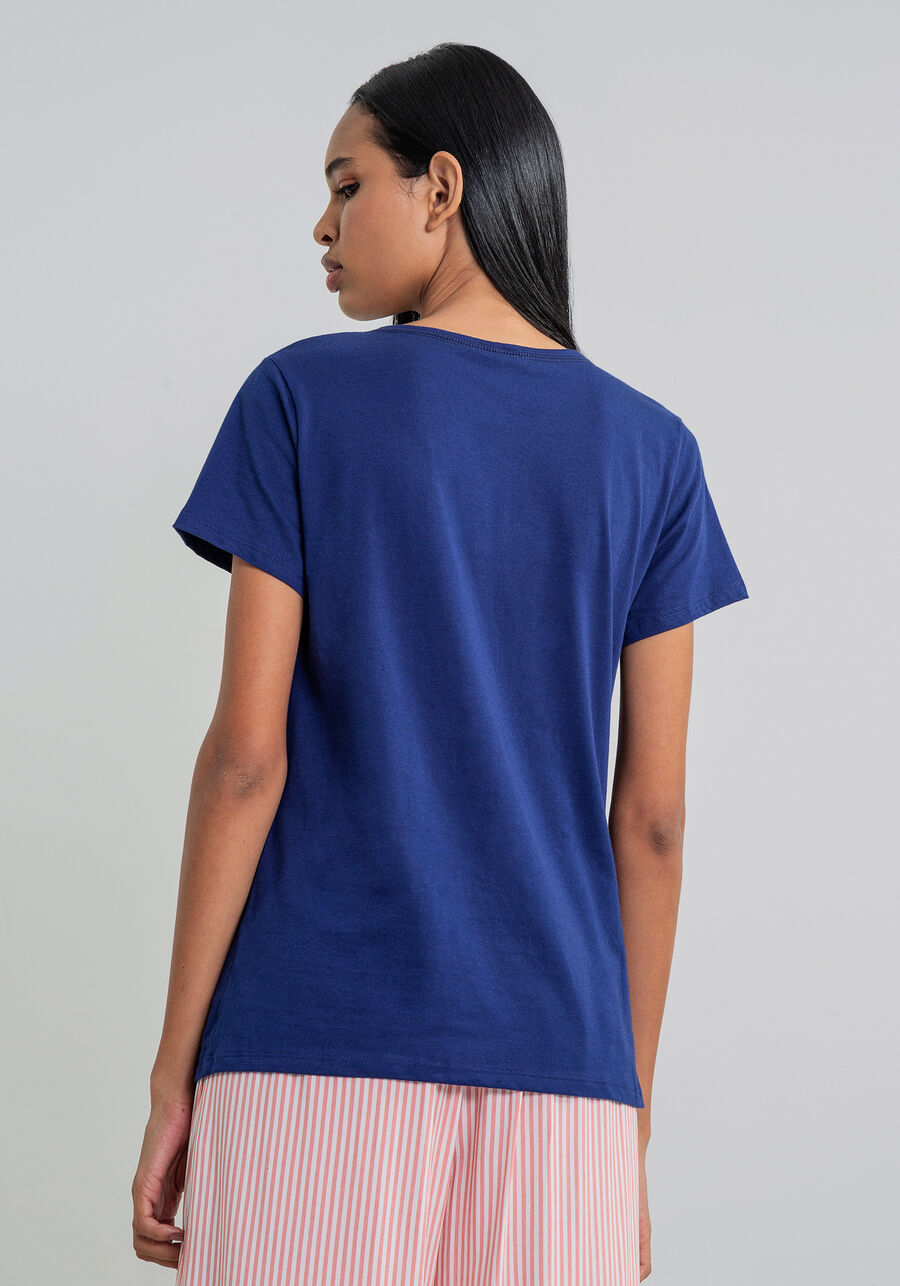 Blusa Manga Curta Estampada, . Blusa Manga Curta Estampada, , large.