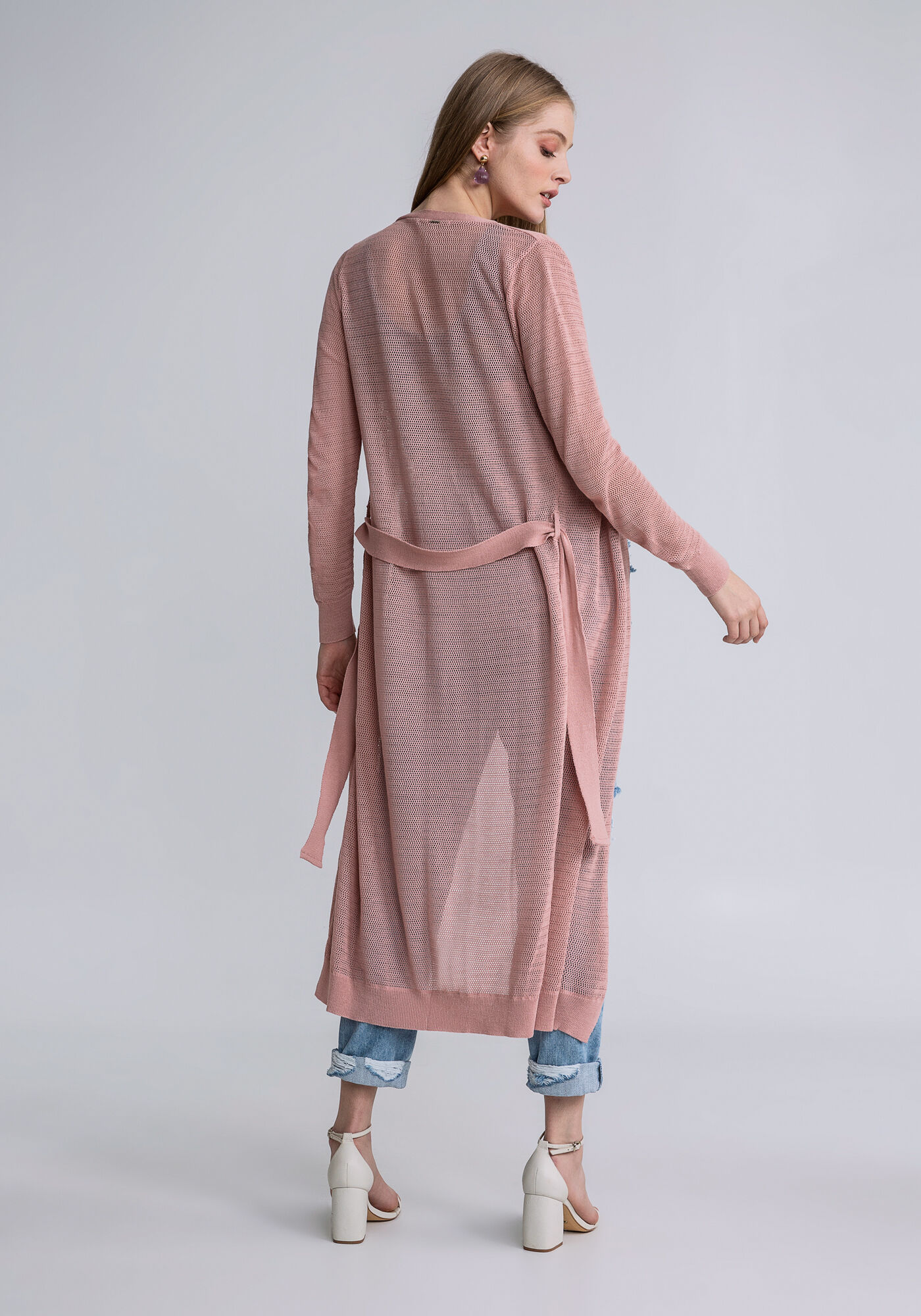 Sobreposi&ccedil;&atilde;o Alongada em Tric&ocirc;, ROSA, large.