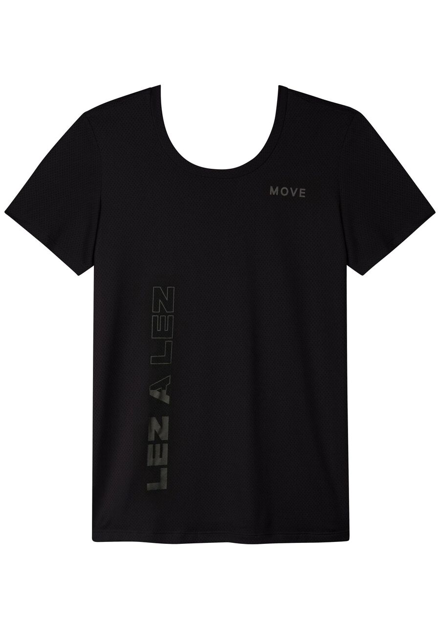 Blusa De Mangas Curtas Com Estampa Frontal Em Dry Fit Move, . Blusa De Mangas Curtas Com Estampa Frontal Em Dry Fit Move, , large.