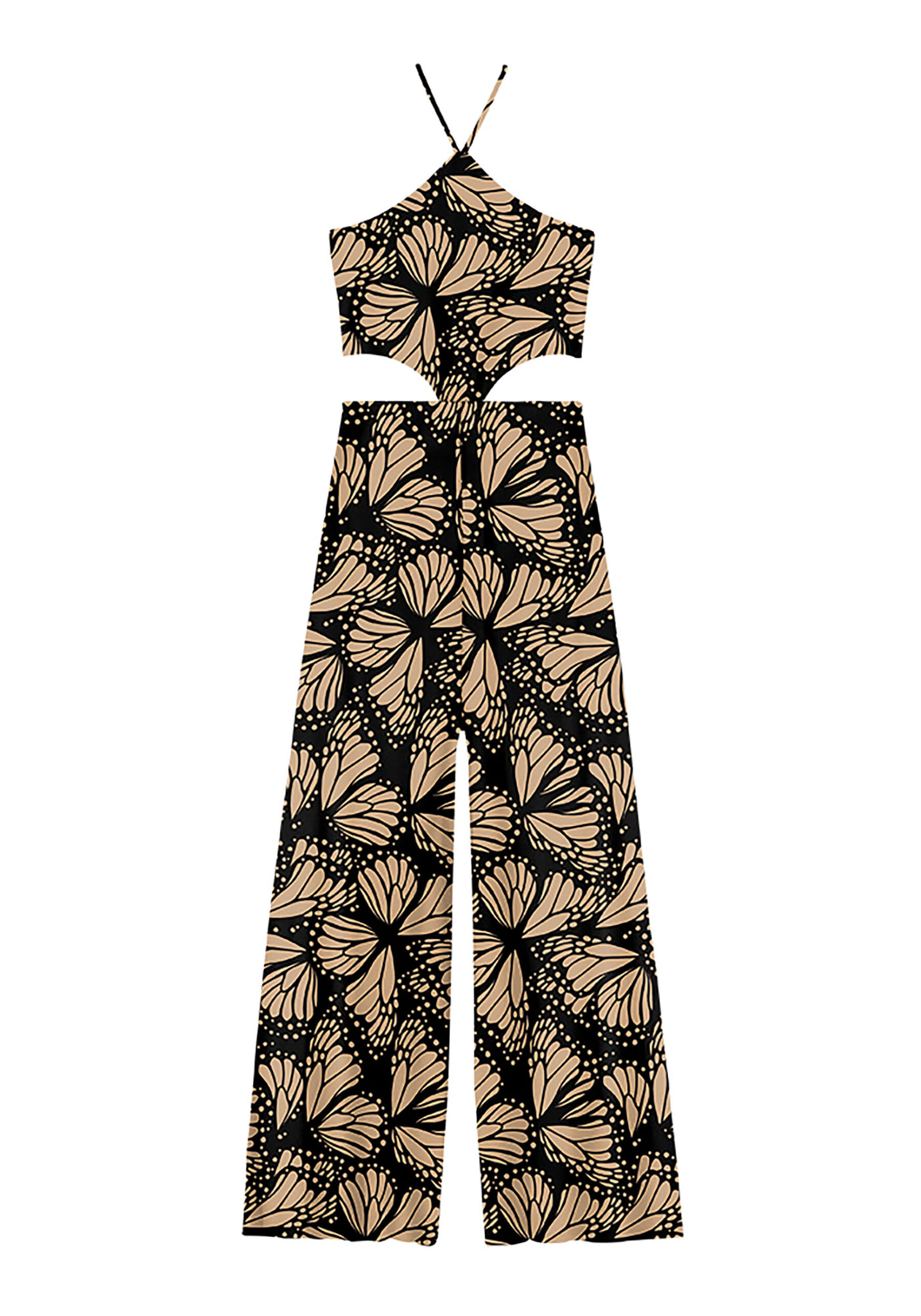 Macacão Frente Única Longo com Cut Out, . Macacão Frente Única Longo com Cut Out, , large.