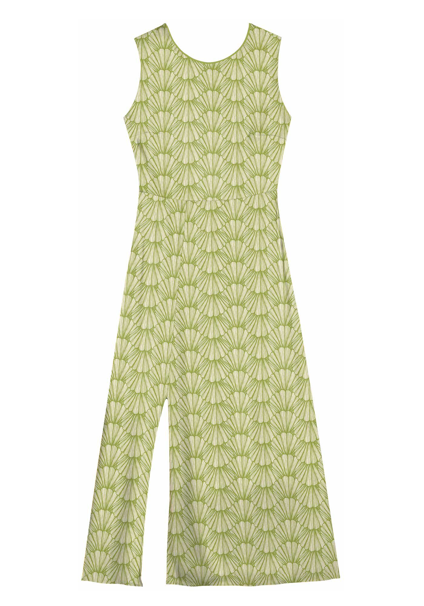 Vestido Midi Estampado com Fenda e Recorte Costas, , large.