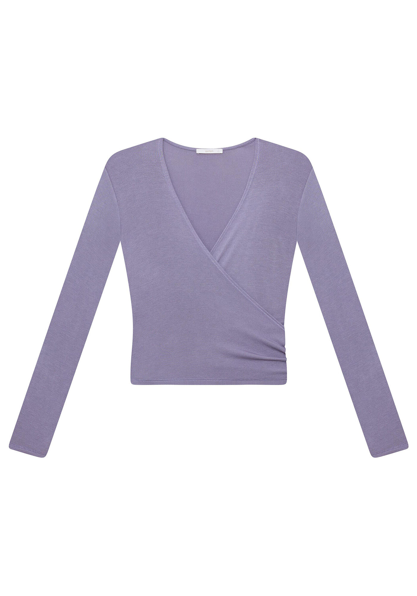 Blusa Manga Longa Transpassada, , large.