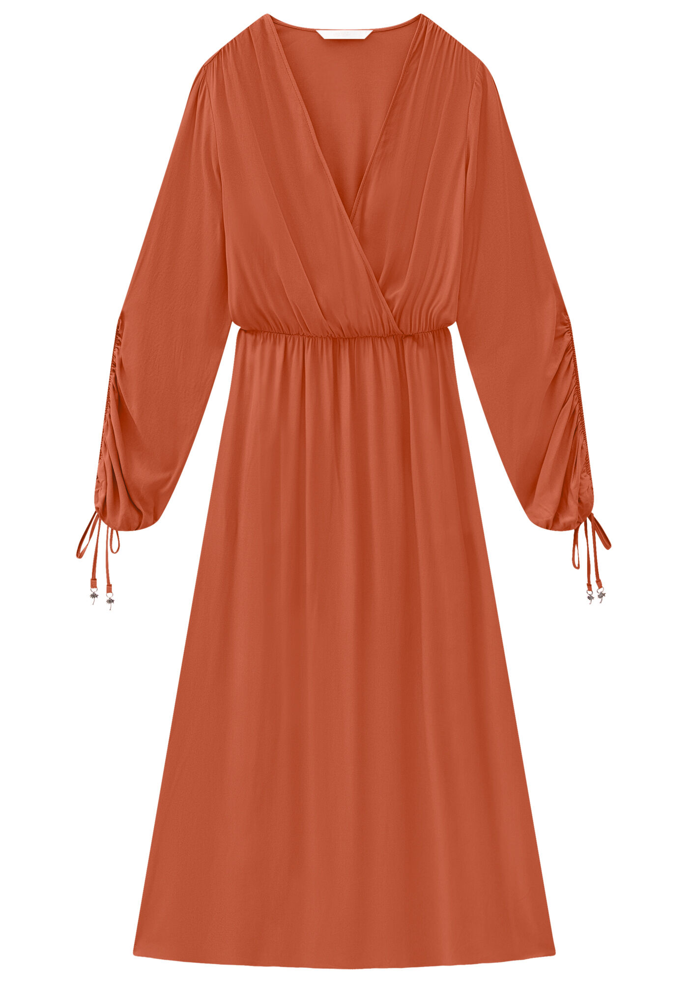 Vestido justo transpassado top