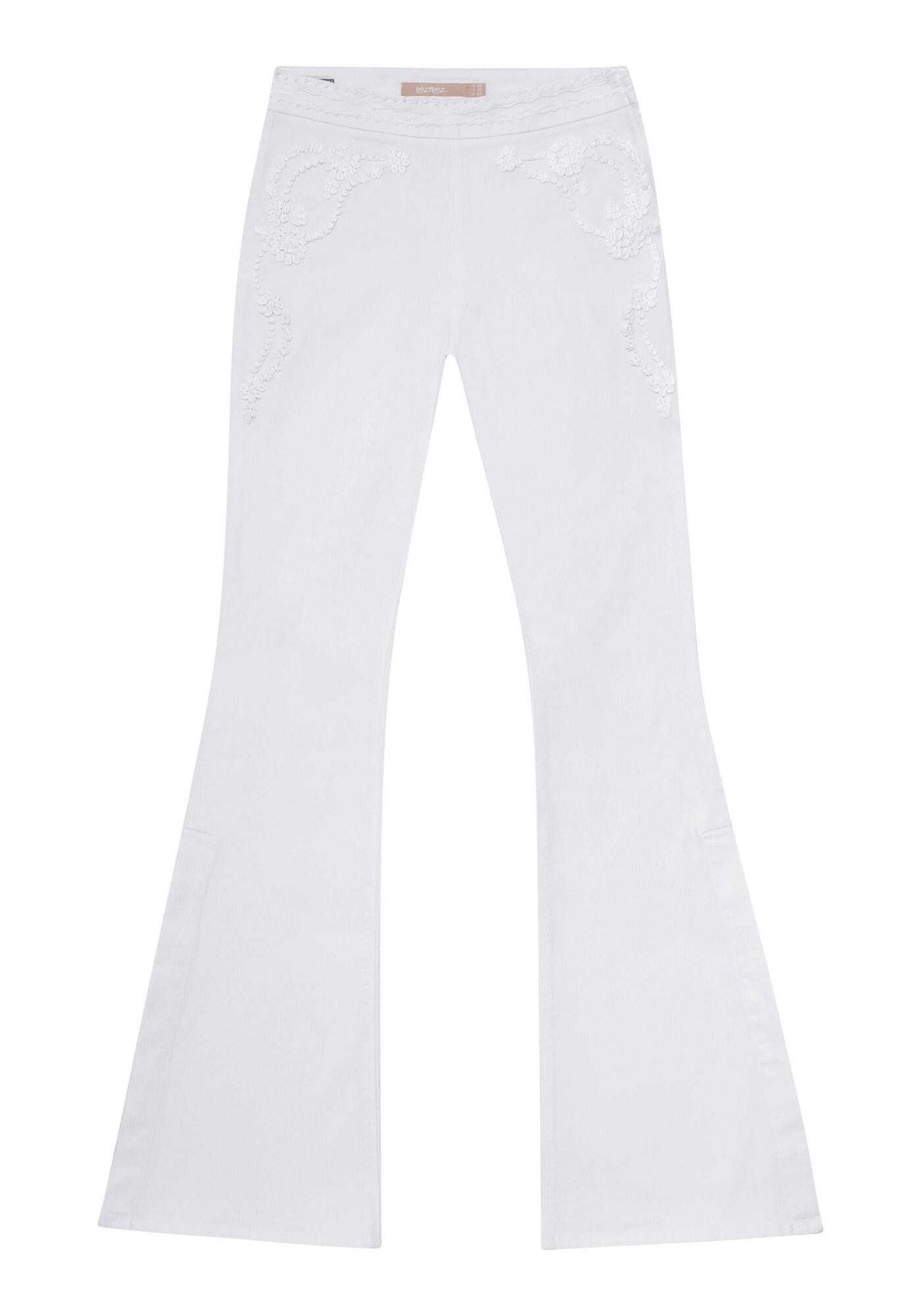 Cal&ccedil;a Super Flare Malibu Bordada, , large.