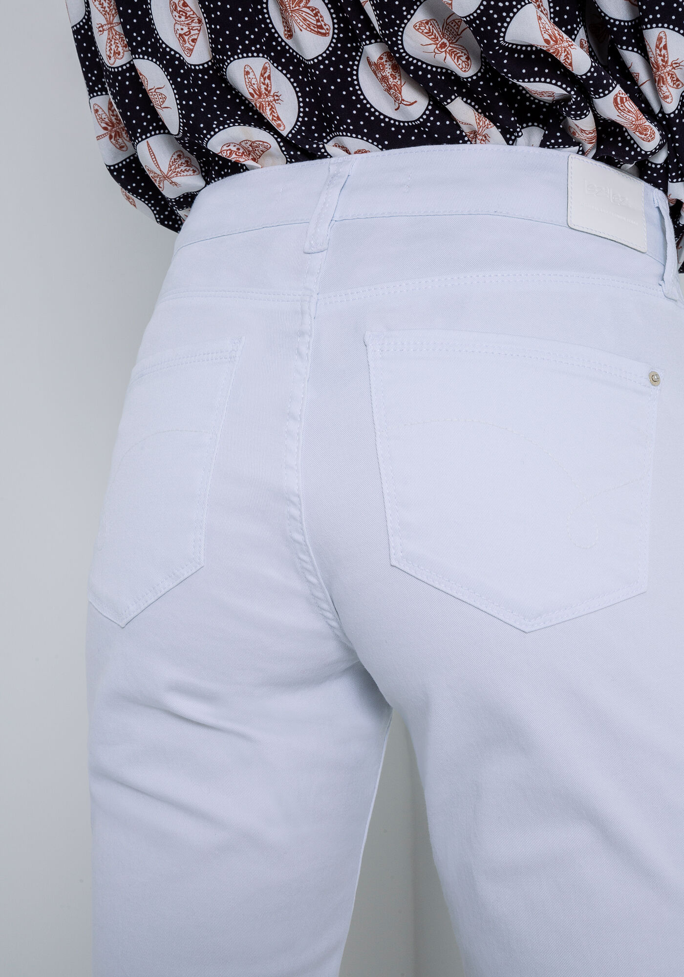 Cal&ccedil;a Jeans Skinny Cropped Bali White, , large.