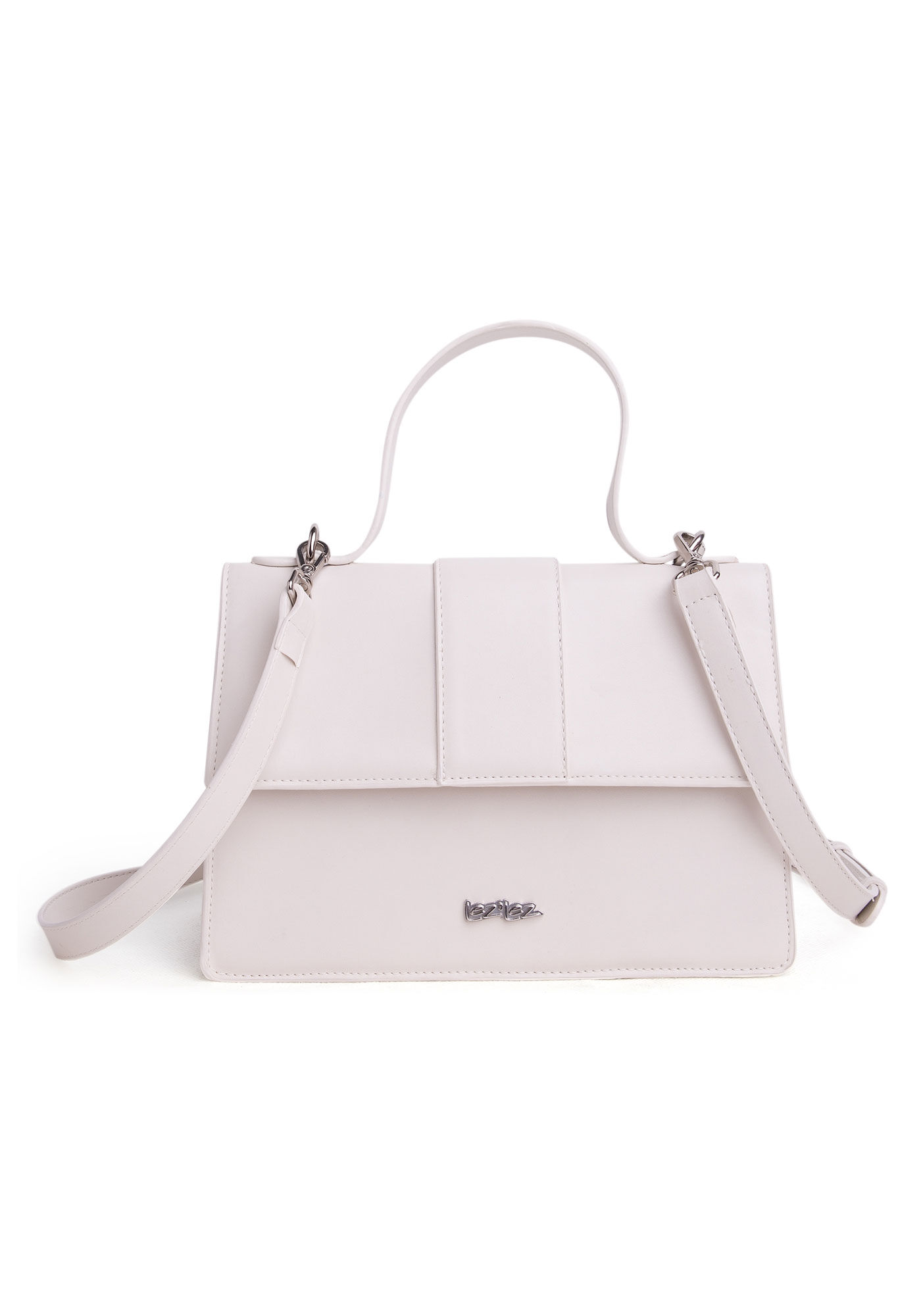 Bolsa M&eacute;dia Retangular, BRANCO OFF WHITE, large.