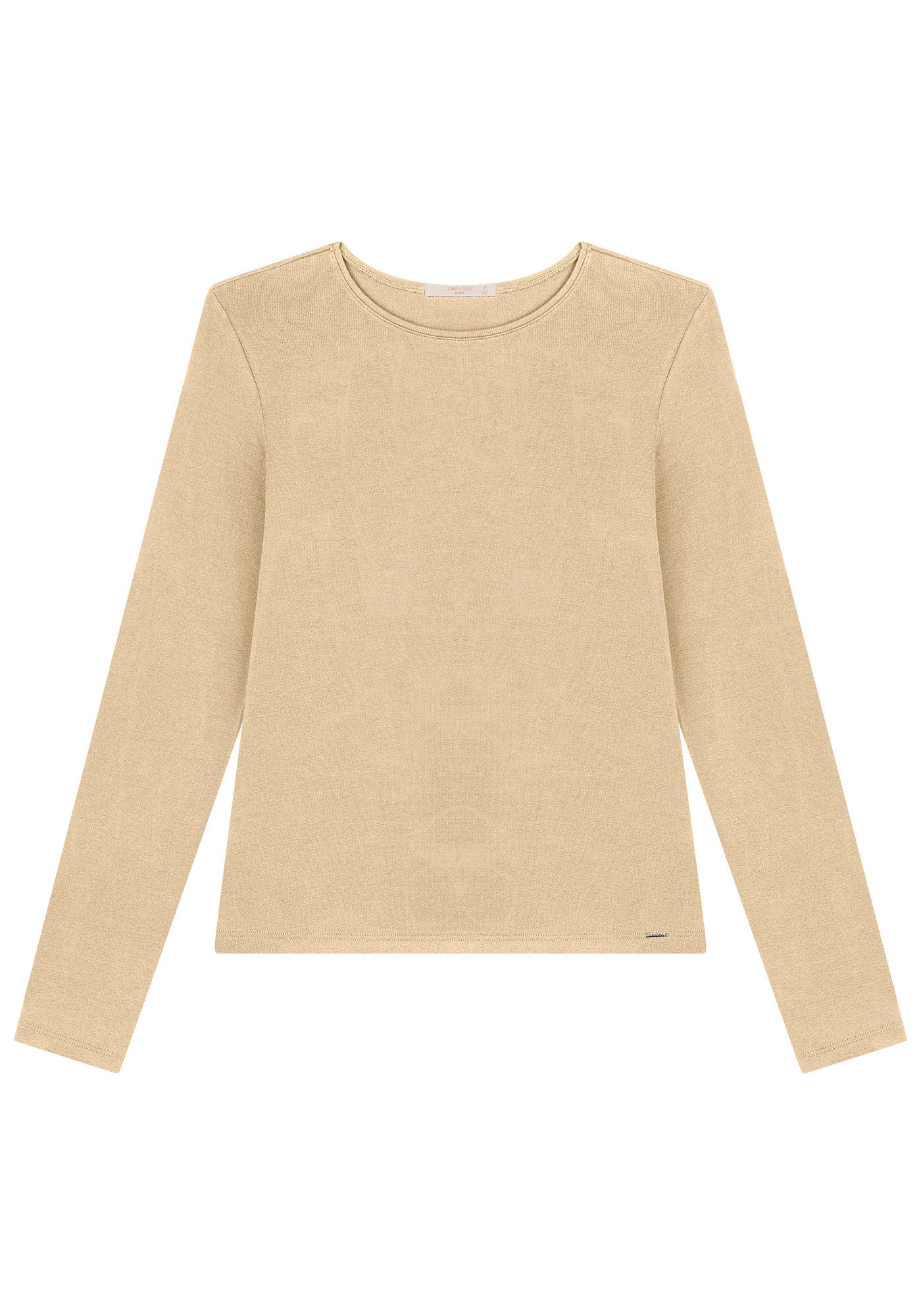 Blusa Manga Longa em Tric&ocirc; Basic, , large.