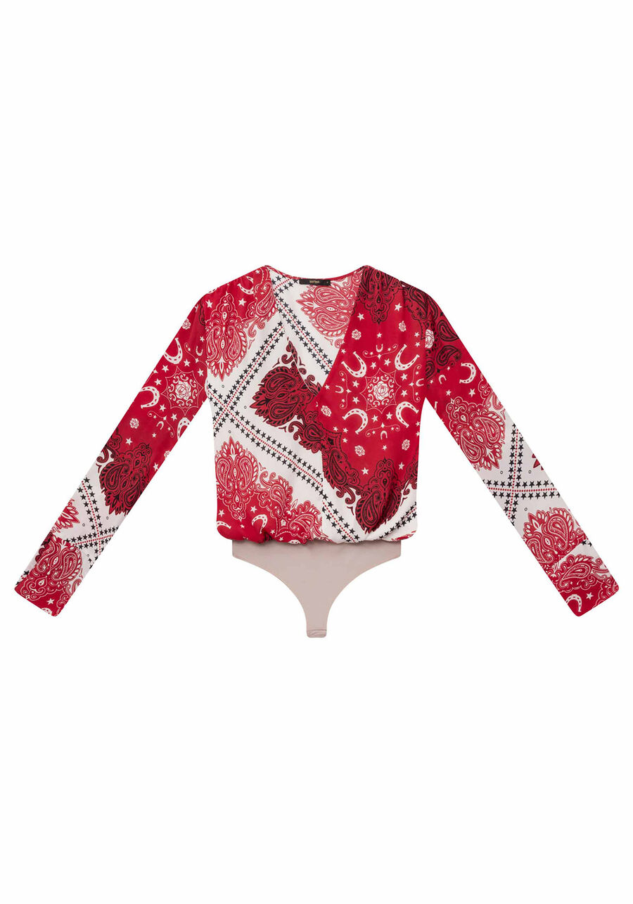 Body Manga Longa Estampado, . Body Manga Longa Estampado, , large.