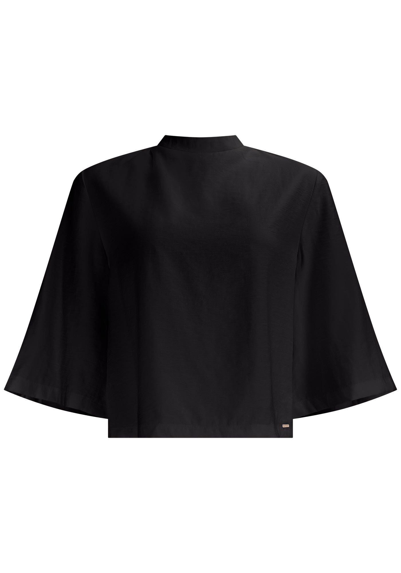 Blusa M&aacute;xi Mangas com Gola, , large.