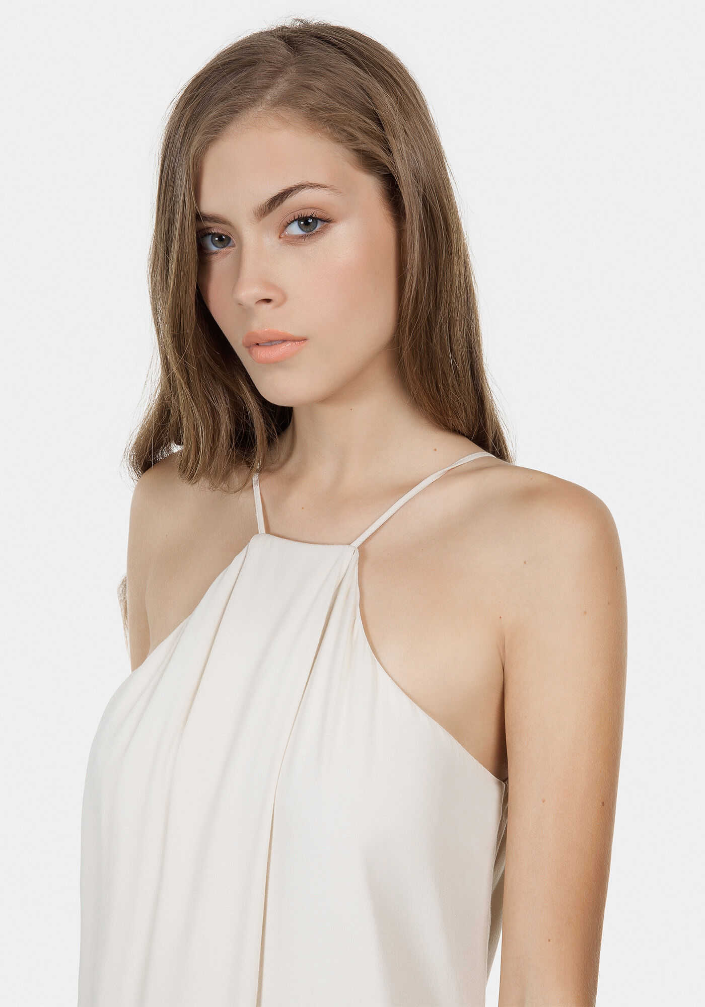 Vestido com Franjas em Tecido, , large.