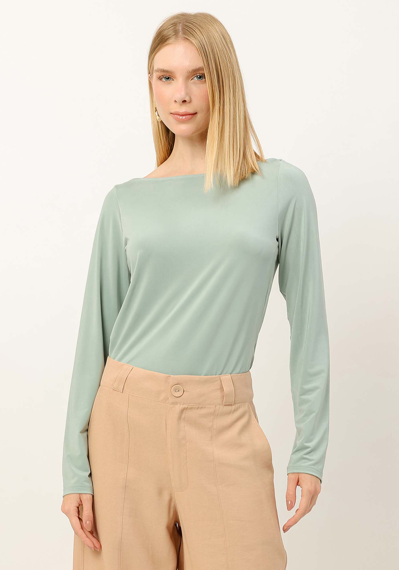 Blusa Manga Longa Basic, , large.