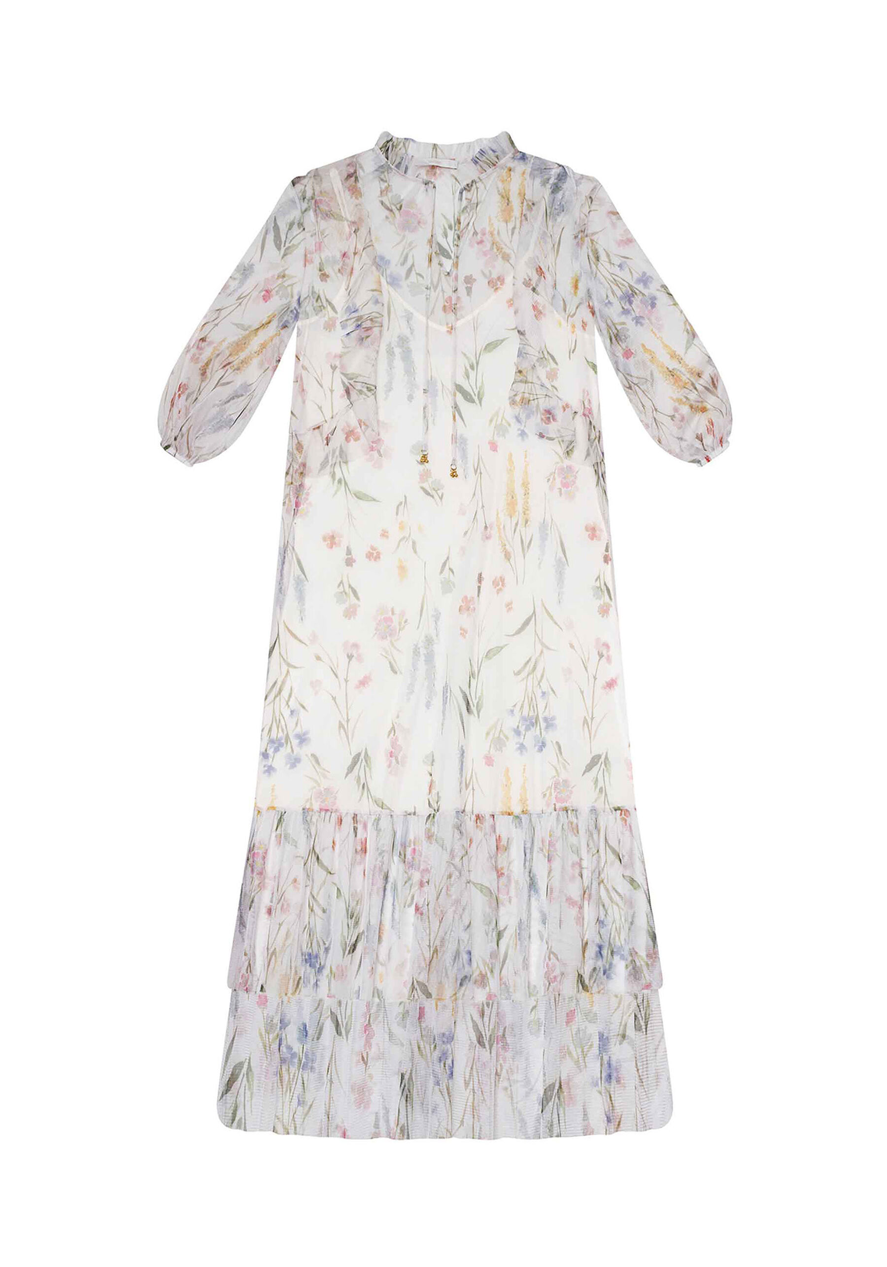 Vestido Tule CHA, ALFAZEMA. Vestido Tule CHA, ALFAZEMA, large.
