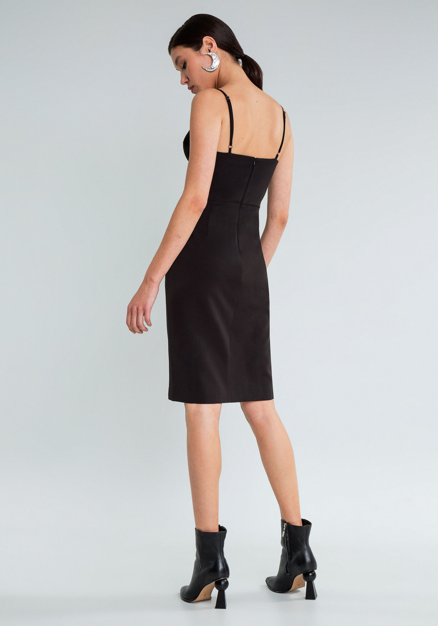 Vestido preto best sale lezalez