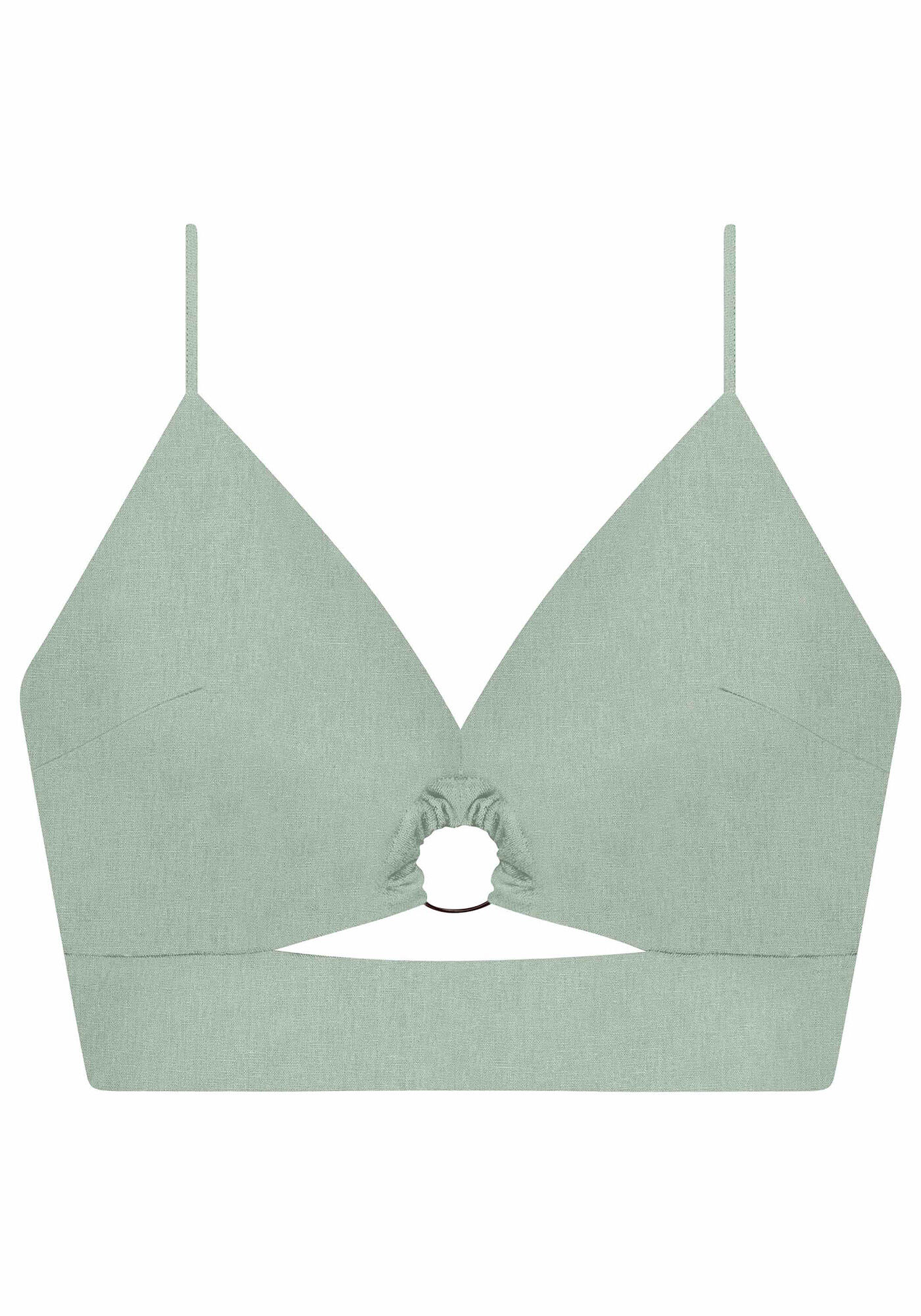 Blusa com Al&ccedil;as Cropped Linho, , large.