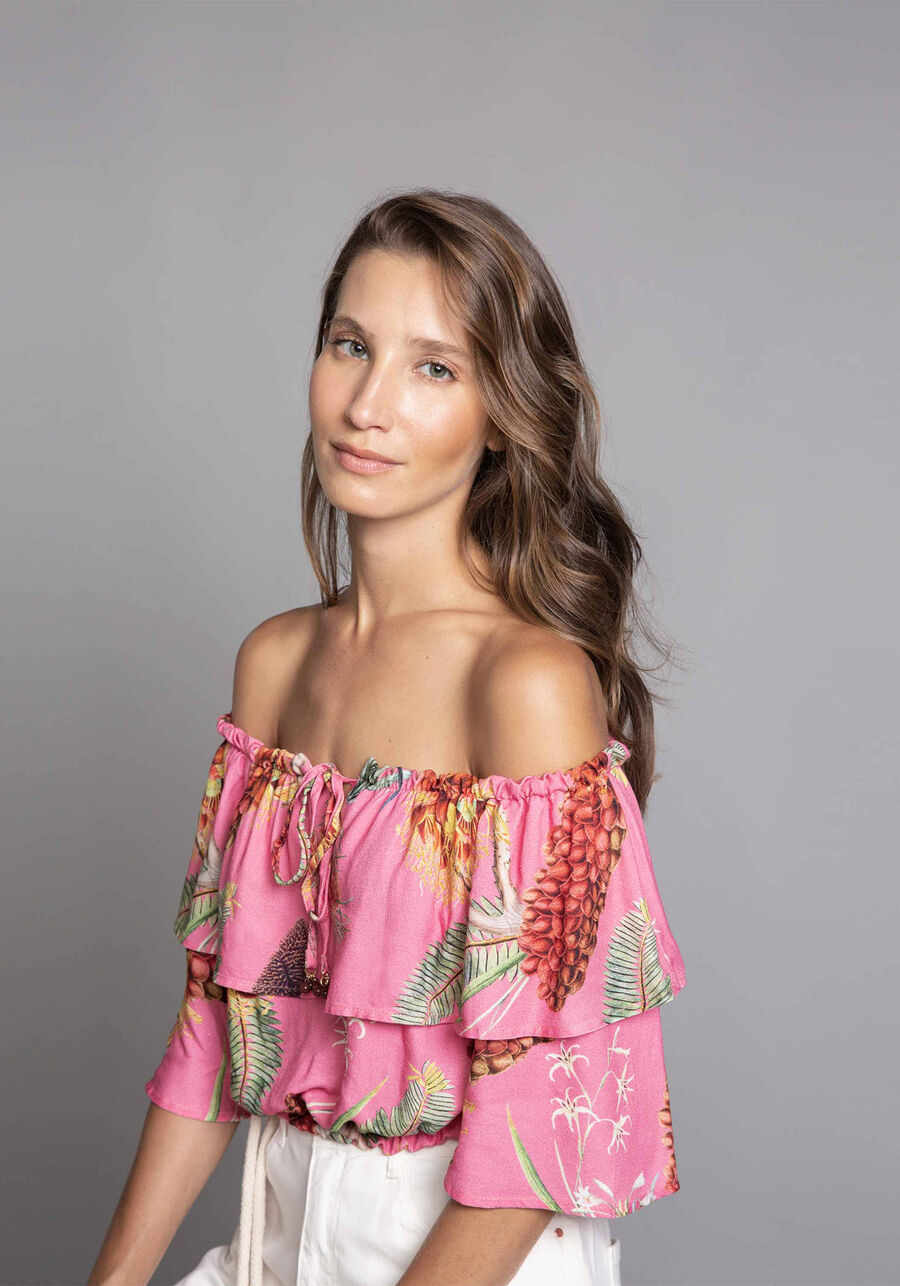 Blusa Ombro a Ombro Cropped, . Blusa Ombro a Ombro Cropped, , large.